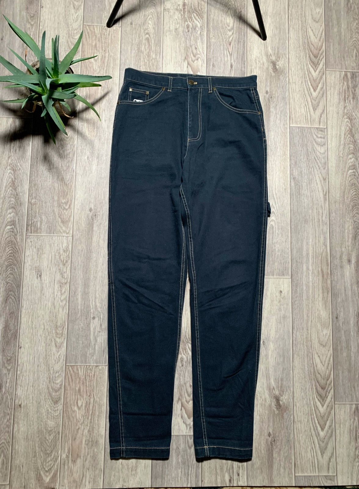 Designer × Karl Kani Karl Kani Embroidered Logo Rap Denim Pants Size US 32 / EU 48 - 2 Thumbnail