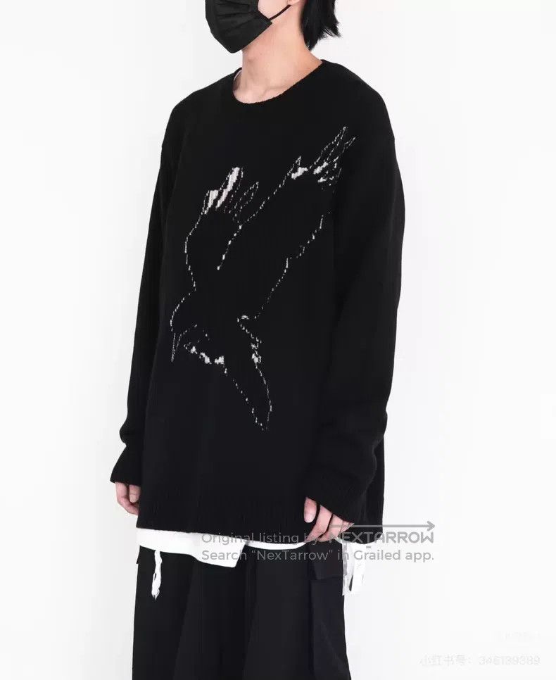Yohji Yamamoto Yohji Yamamoto 23 Black Raven Sweater Size US M / EU 48-50 / 2 - 3 Thumbnail