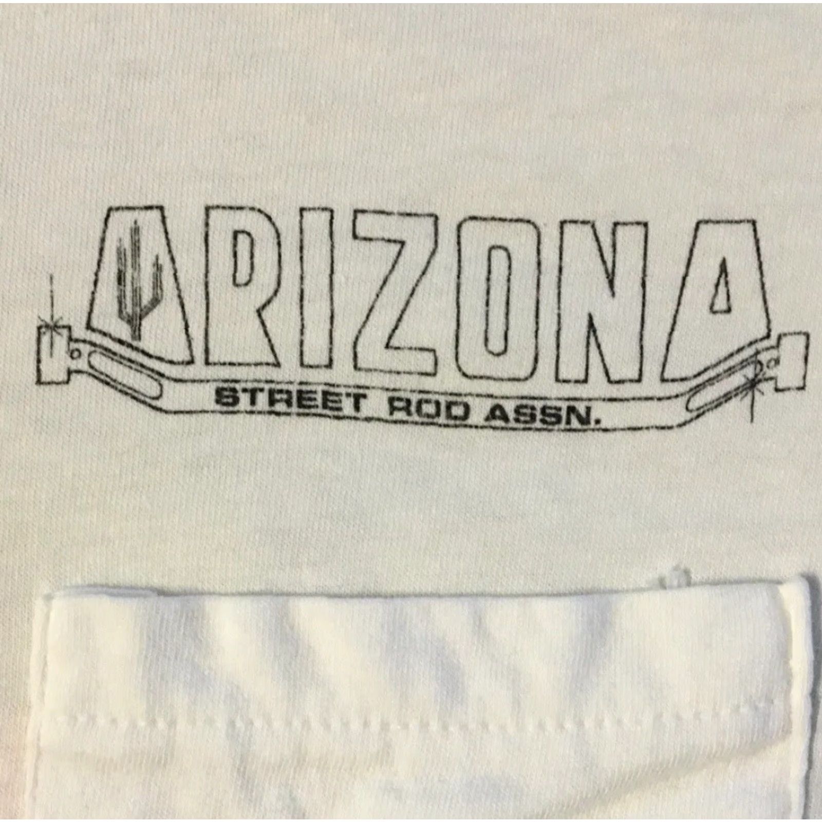 Vintage Vtg 80s Arizona Hot Rod Assoc. Faded Polo Shirt M USA Race Car Grunge Biker 90s Size US M / EU 48-50 / 2 - 4 Thumbnail