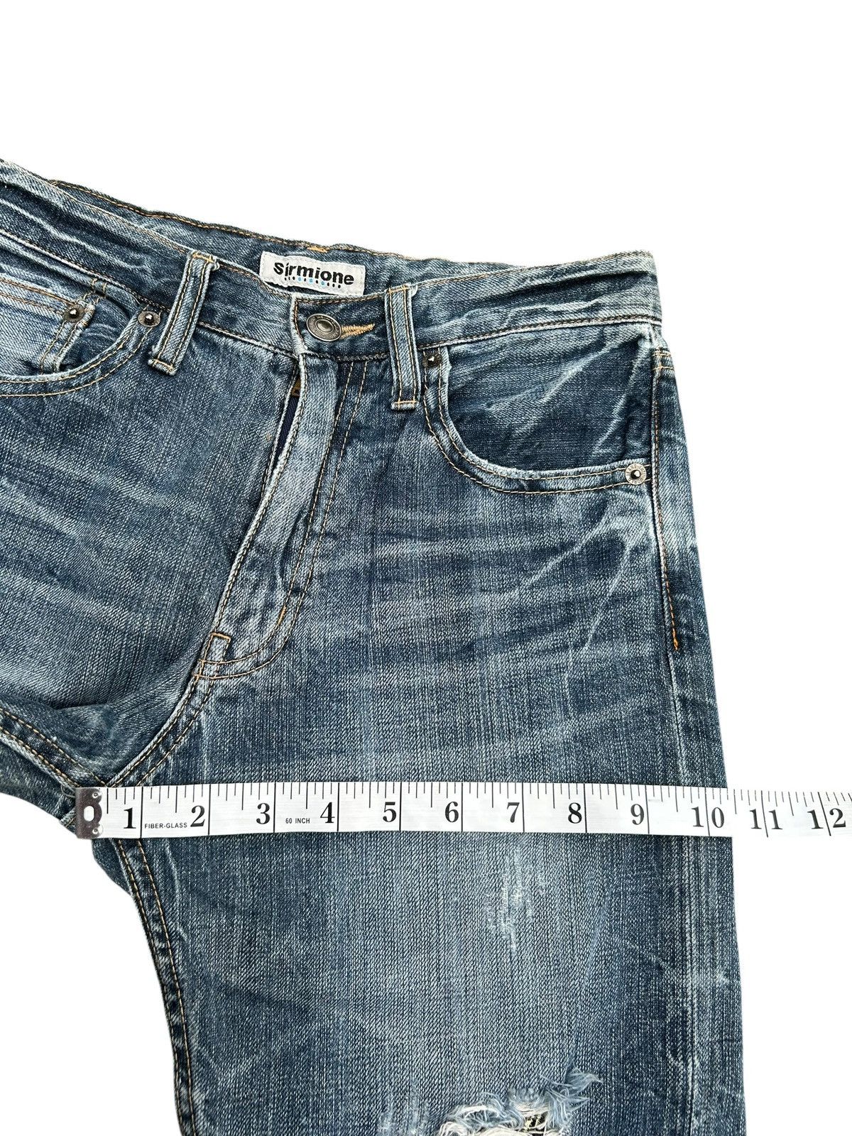 Kapital Vintage Skull Japanese Brand Sirmione Distressed Denim Jeans Size US 27 - 15 Thumbnail
