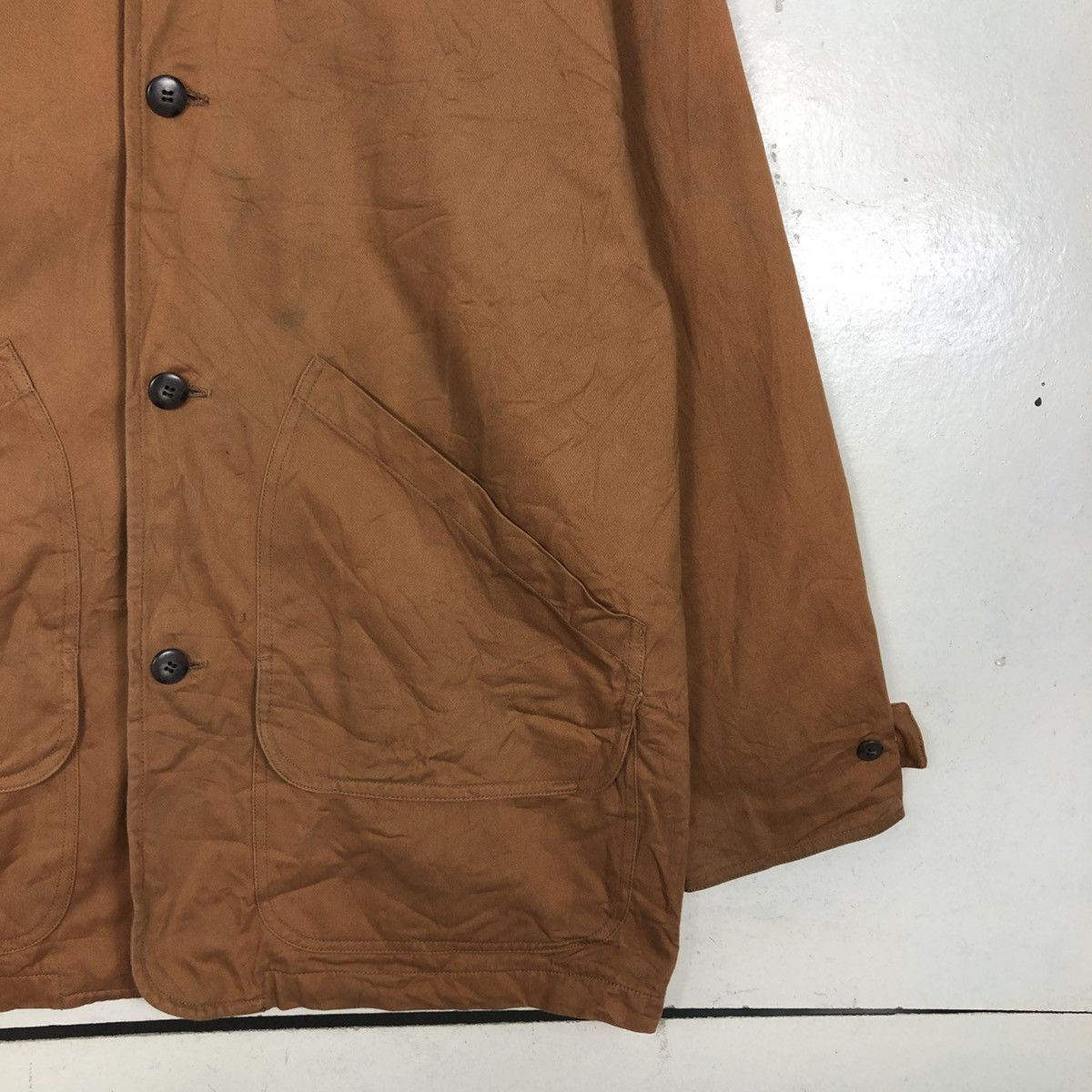 Japanese Brand 📌Vintage Chore Jacket American Cloak Blanket Tartan Check Size US L / EU 52-54 / 3 - 8 Thumbnail