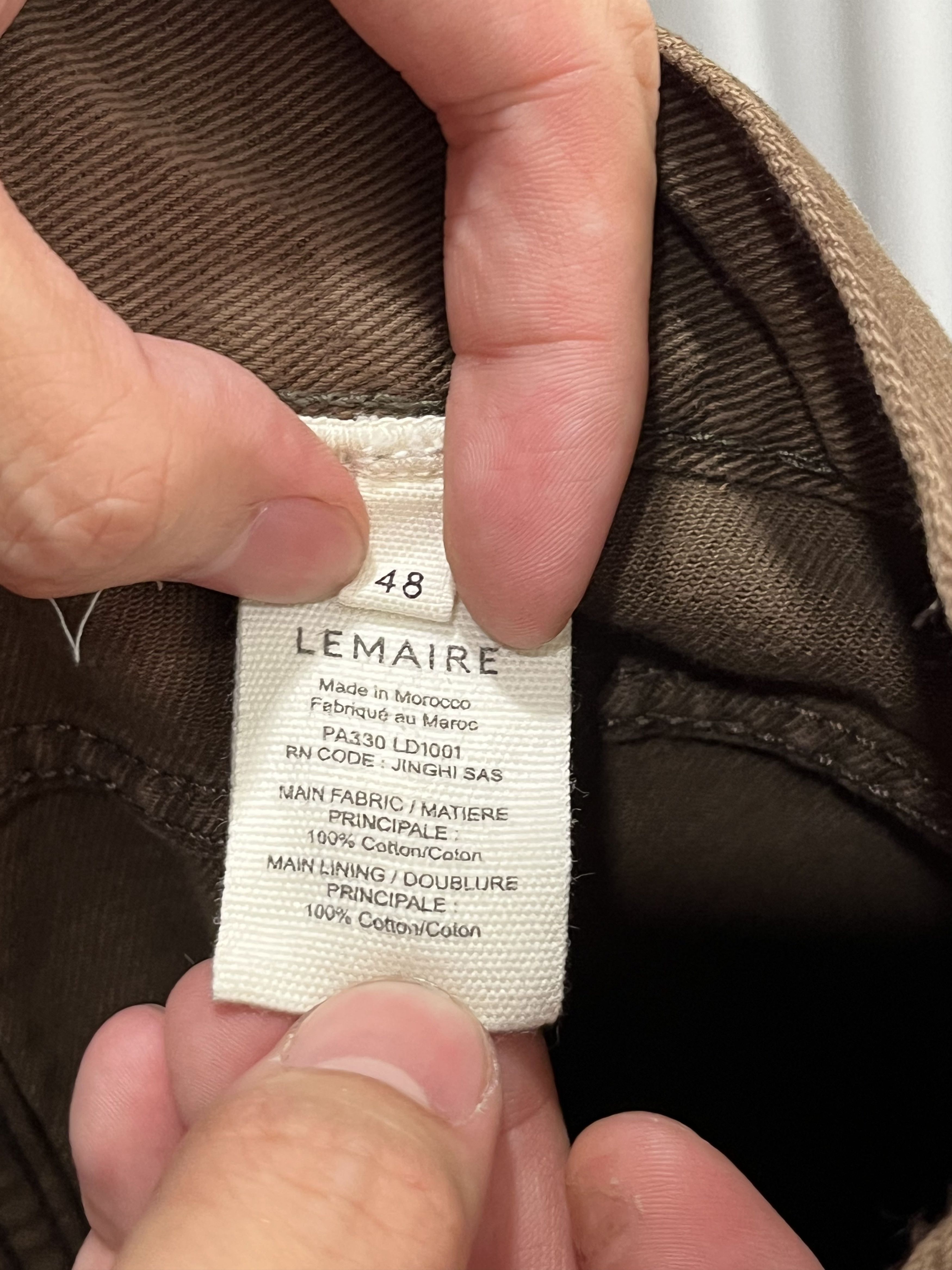 Lemaire Straight Leg Cotton Jeans Size US 30 / EU 46 - 4 Thumbnail