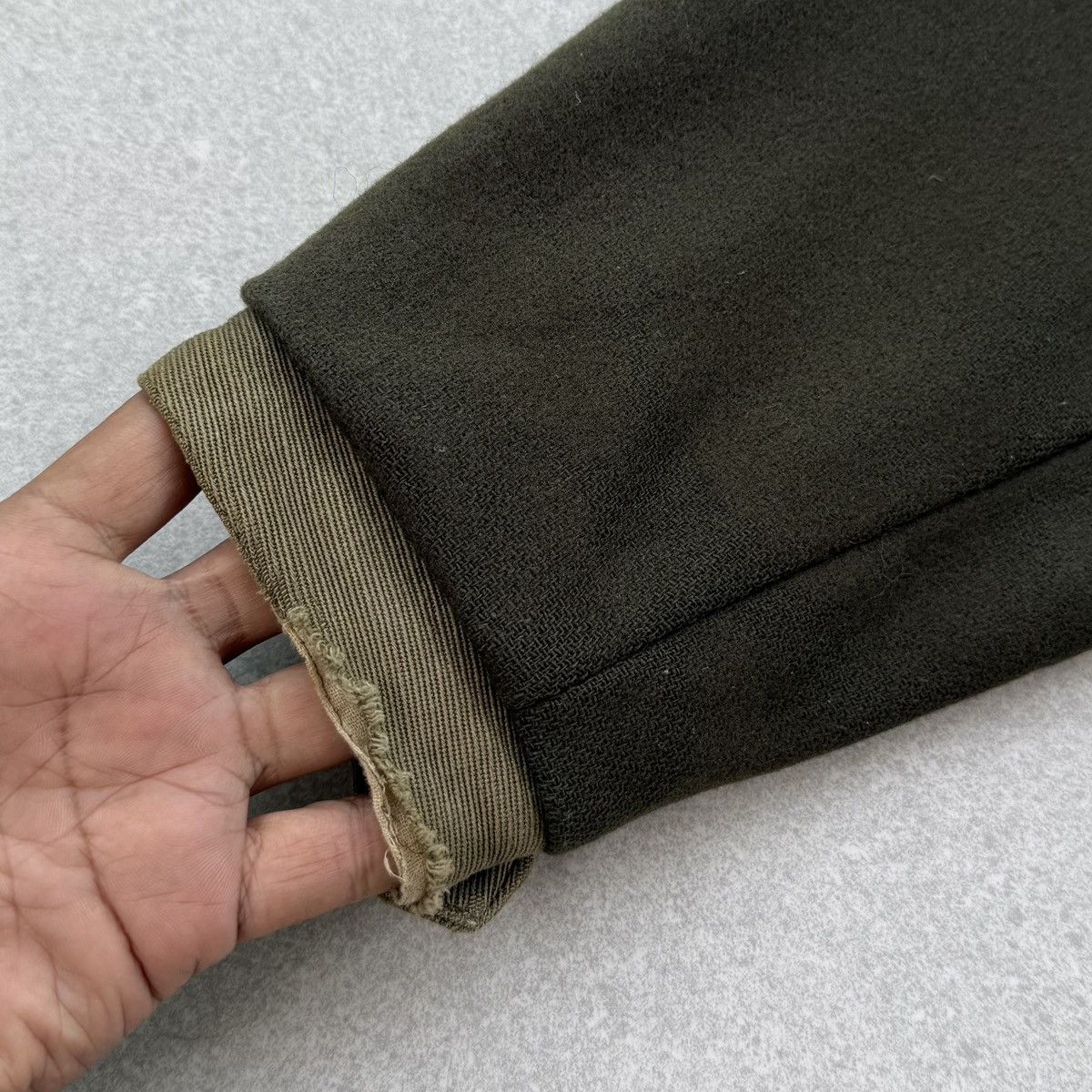 Vintage VTG Marina Del Rey Wool Bomber Jacket Olive Workwear Japan Size US M / EU 48-50 / 2 - 22 Thumbnail