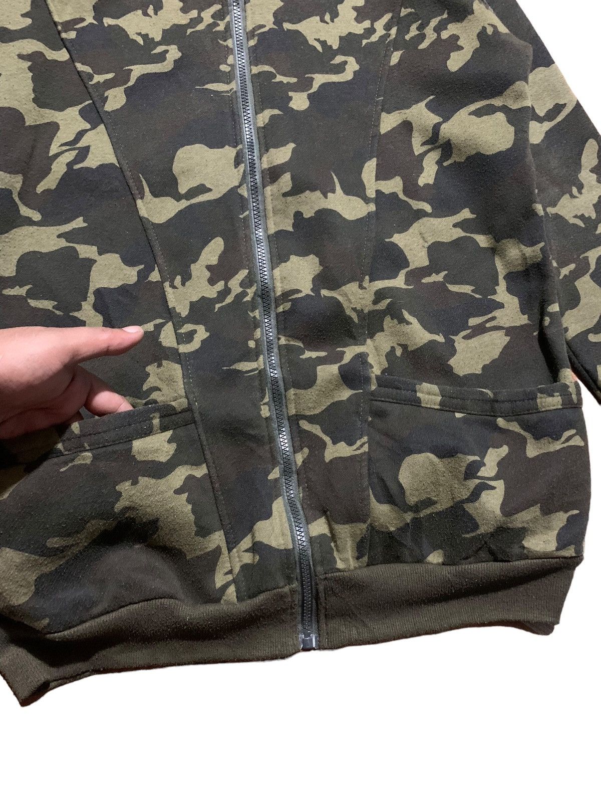 If Six Was Nine Vintage felt Maglietta Goa bono camo zip hoodie style Size US L / EU 52-54 / 3 - 7 Thumbnail