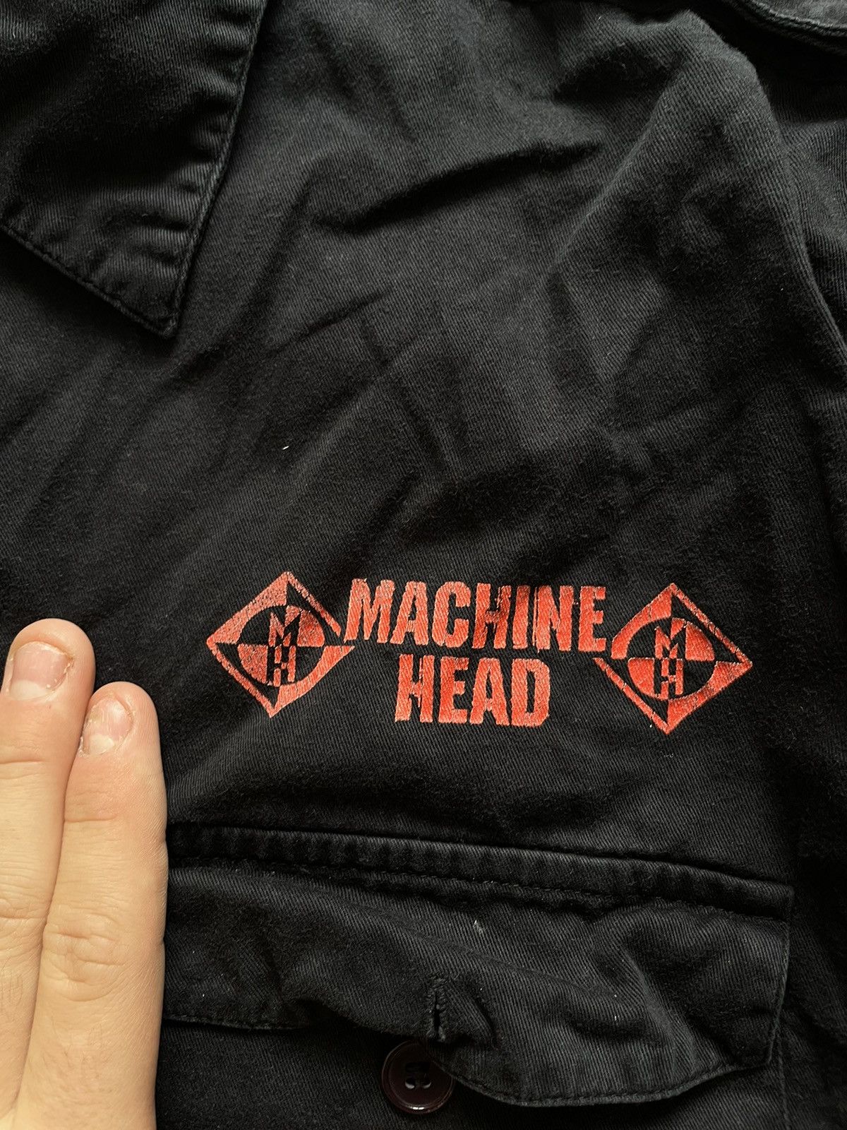 Band Tees Vintage Machine Head 1999 Blue Grape Shirt Long sleeve Metal Size US L / EU 52-54 / 3 - 6 Thumbnail