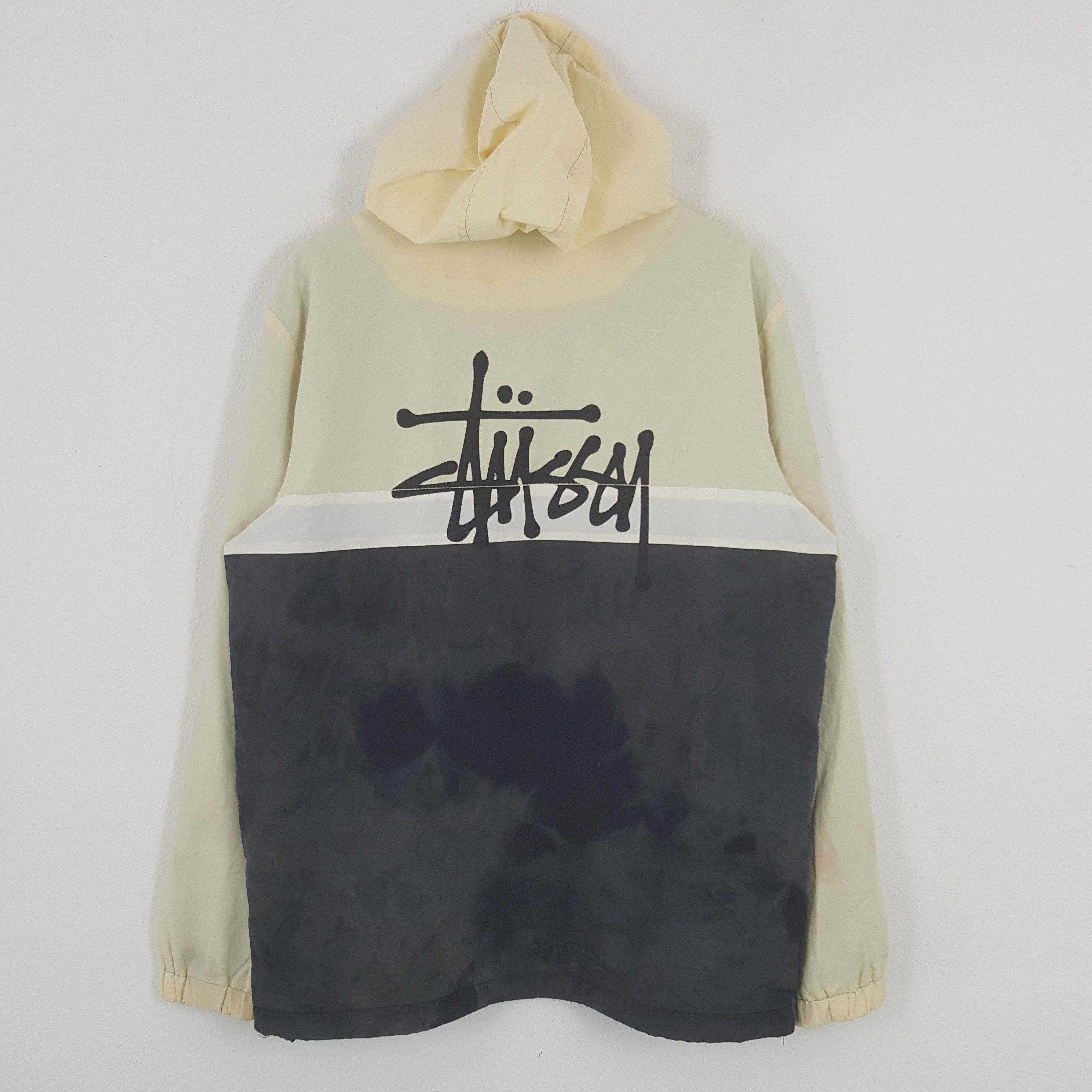 ジャケット・アウター old stussy bootleg archive Windbreaker Vintage 90s Stussy Windbreaker Jacket Large Red Gray Full