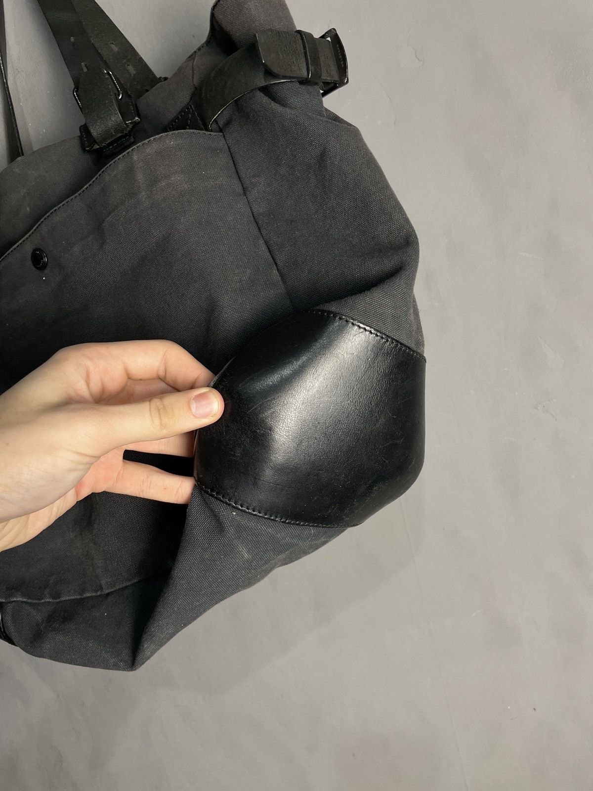 Belstaff Belstaff Faded vintage made in Italy canvas leather bag Size ONE SIZE - 9 Thumbnail