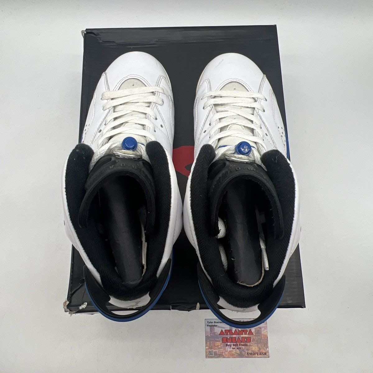 Jordan Brand Air Jordan 6 sport blue Size US 8.5 / EU 41-42 - 7 Thumbnail