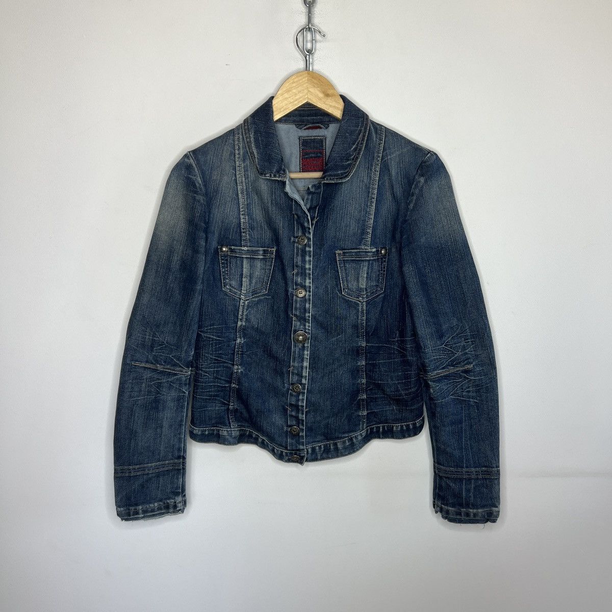 Marithe + Francois Girbaud Vintage Marithe Francois Girbaud Denim Jeans Jacket 30 USA Size M / US 6-8 / IT 42-44 - 1 Thumbnail