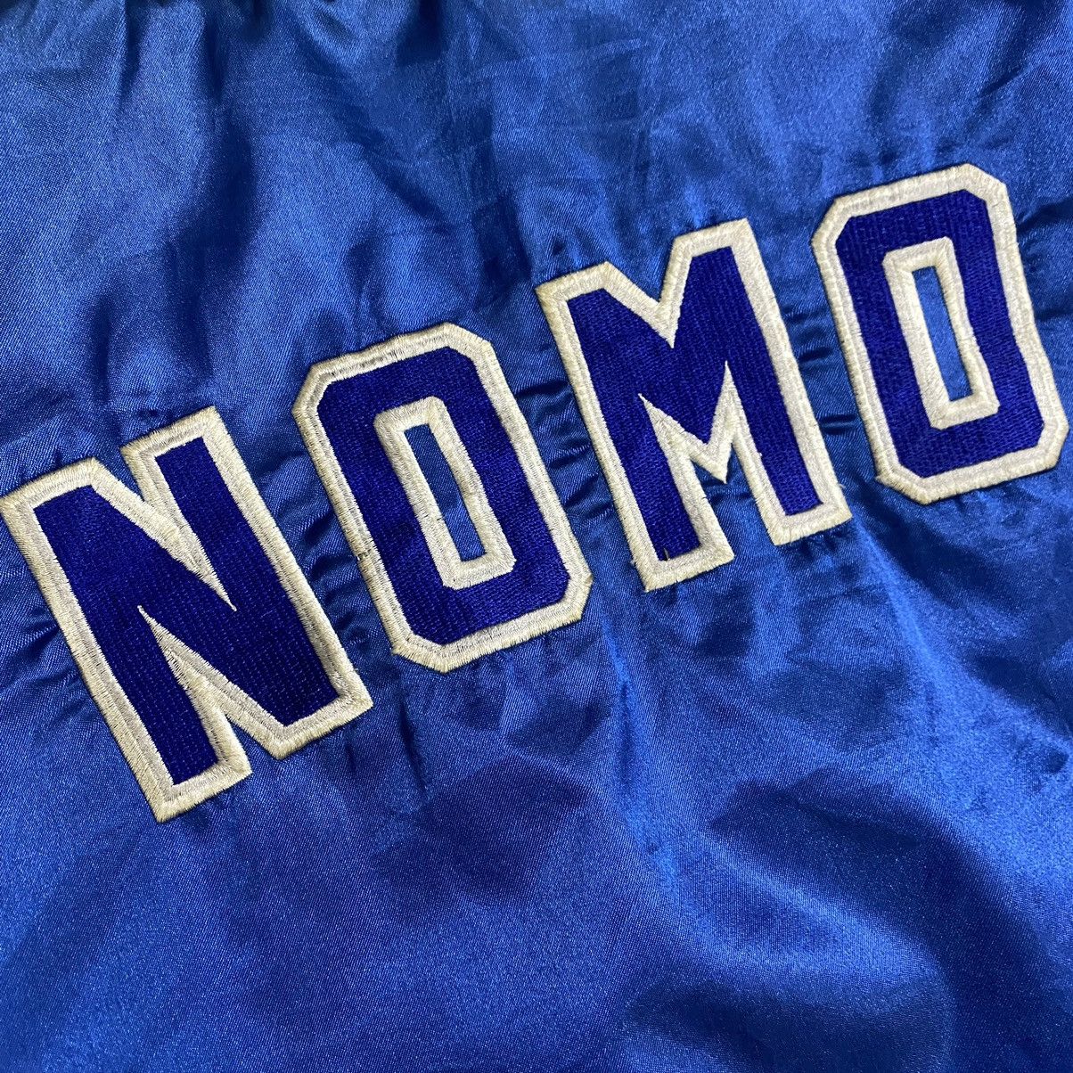MLB × Vintage Vintage 90s MLB Toyota Hideo Nomo Satin Jacket Size US L / EU 52-54 / 3 - 13 Thumbnail