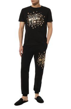Moschino o1y0225 Logo Jogger & Sweatpant in Black Size US 28 / EU 44 - 5 Thumbnail