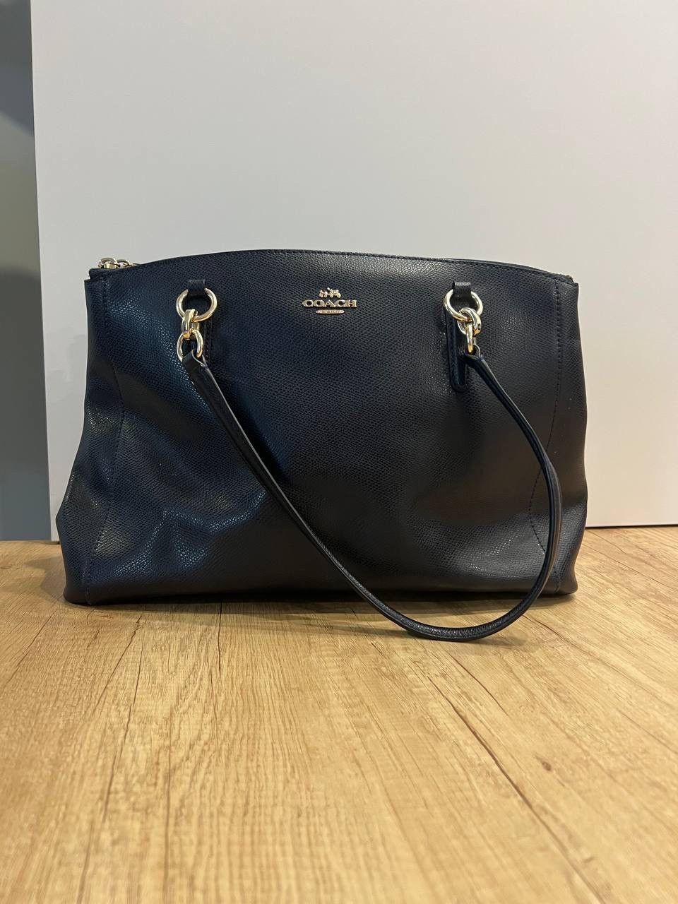 Coach Coach Black Blue Leather Large Size ONE SIZE - 9 Thumbnail
