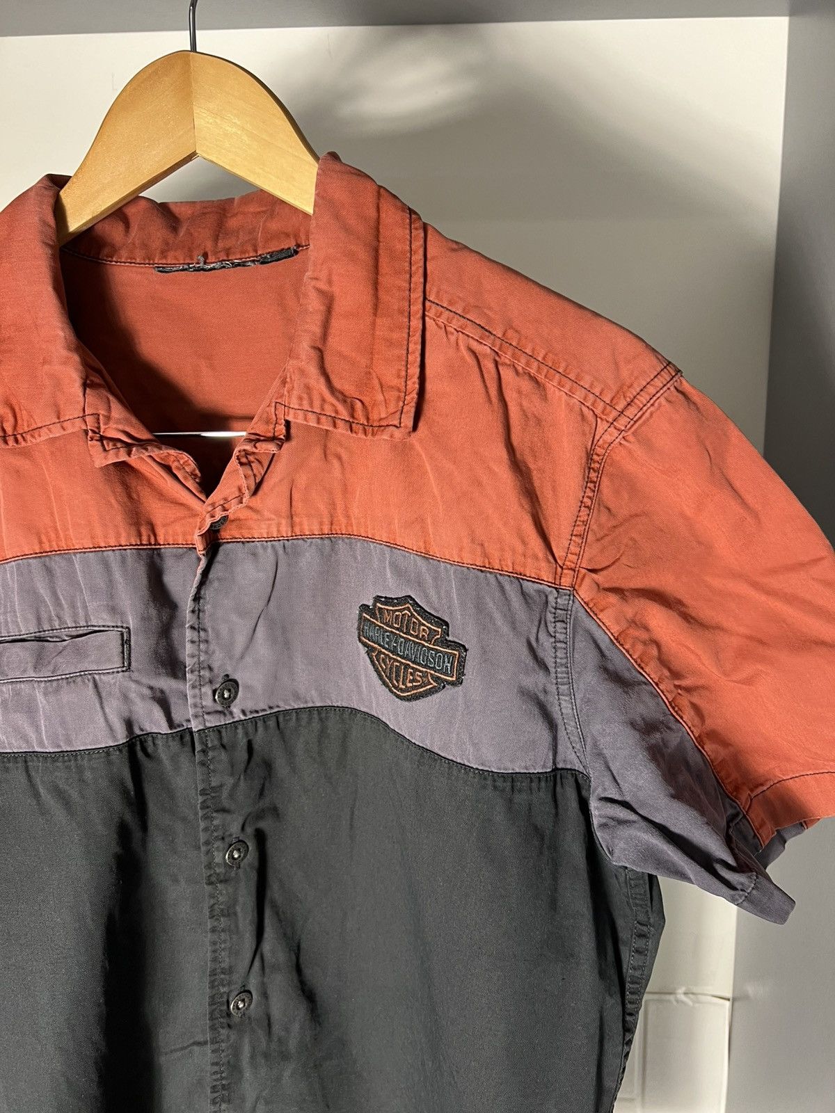 Harley Davidson VINTAGE HARLEY DAVIDSON MOTORCYCLE RETRO SHIRT CASUAL 90s Size US M / EU 48-50 / 2 - 5 Thumbnail