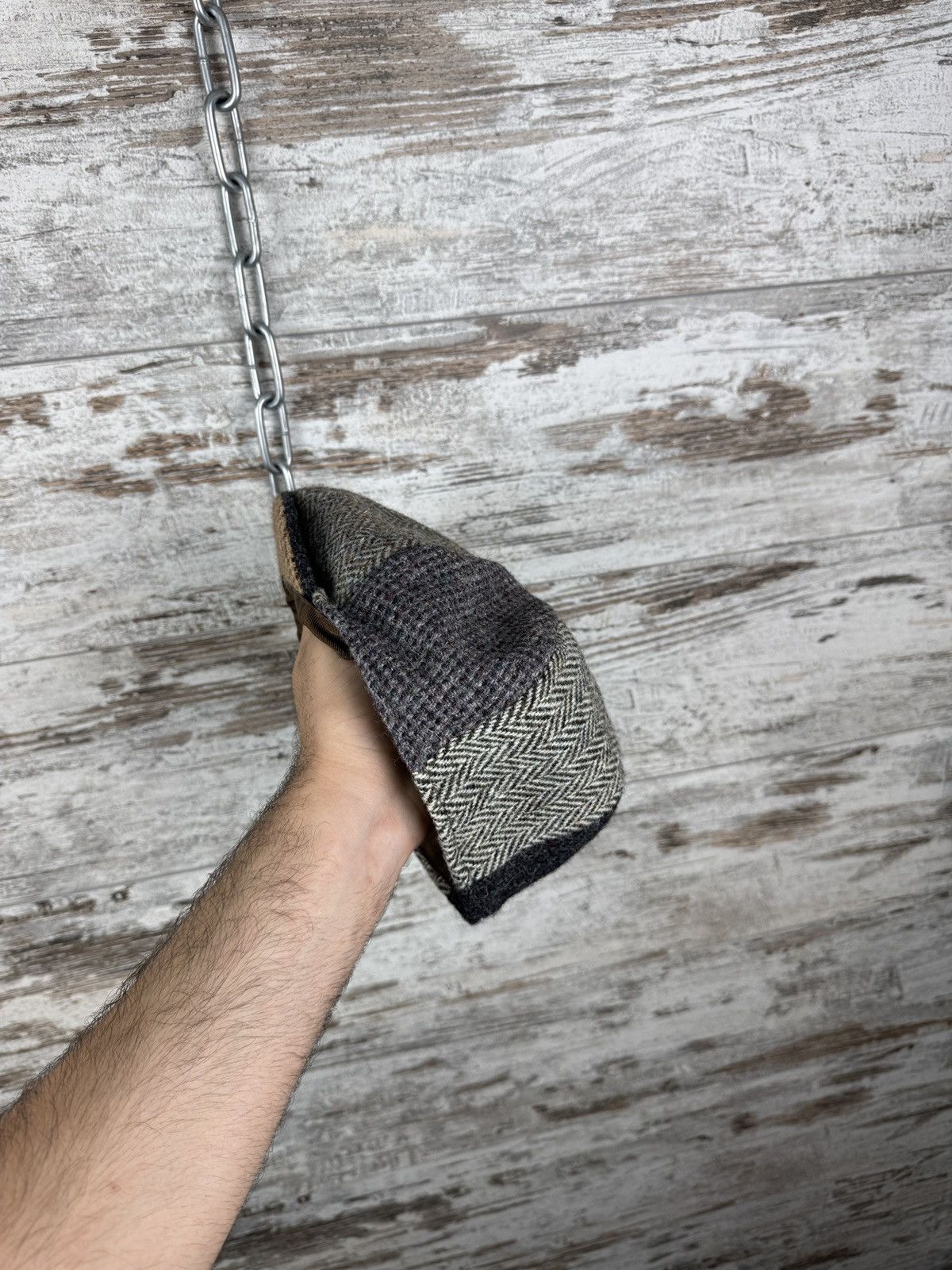 Harris Tweed × Vintage Mens vintage Harris Tweed cap hats berets wool Size ONE SIZE - 5 Thumbnail