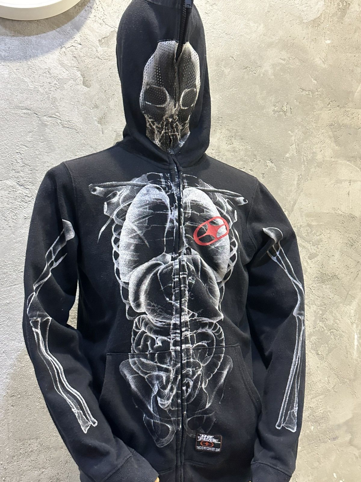 No Fear 2000s No Fear Skeleton Full Zip Hoodie Size US M / EU 48-50 / 2 - 4 Thumbnail