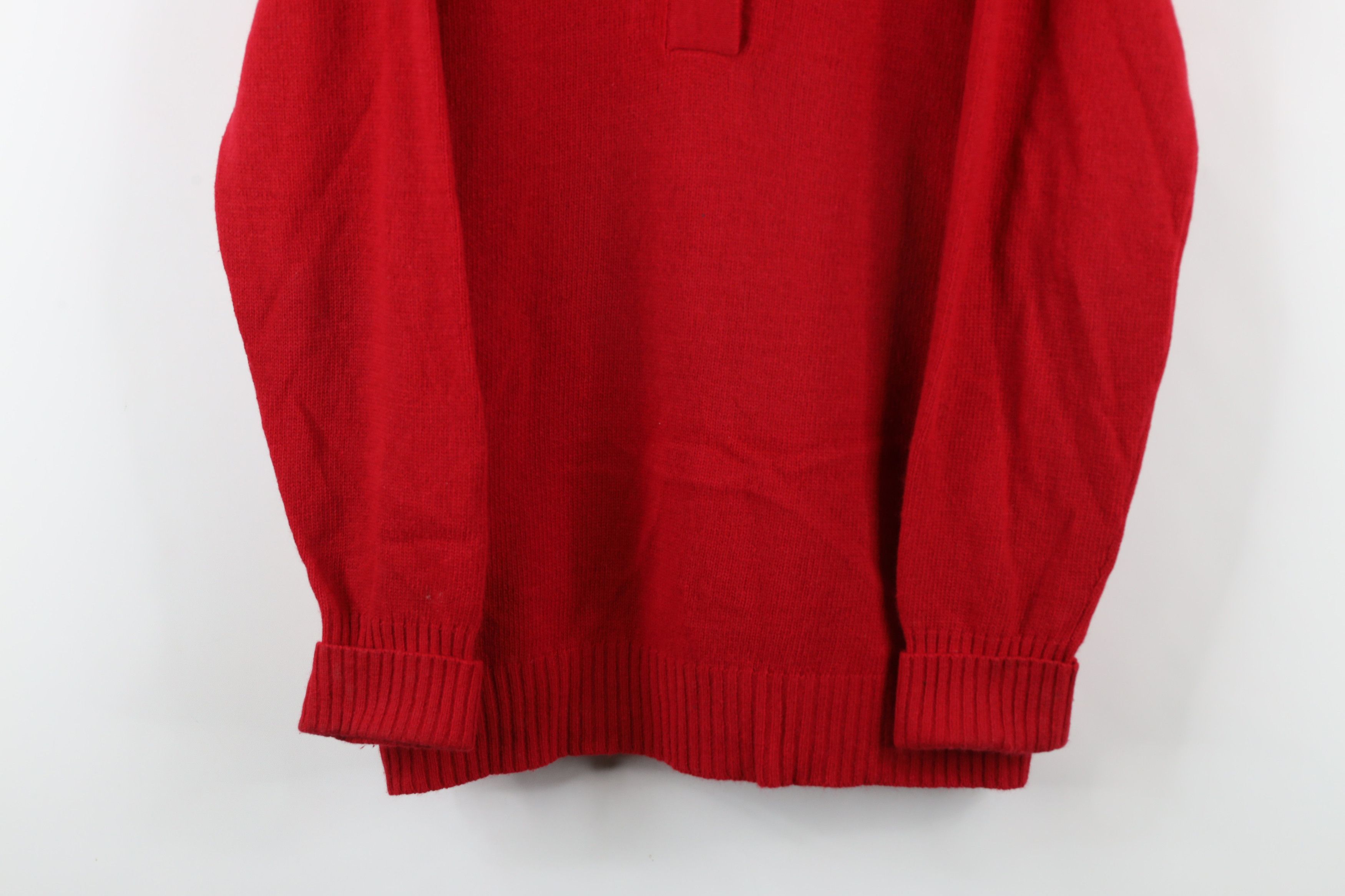 Vintage Vintage 90s Streetwear Lambswool Knit Collared Sweater Size L / US 10 / IT 46 - 3 Thumbnail