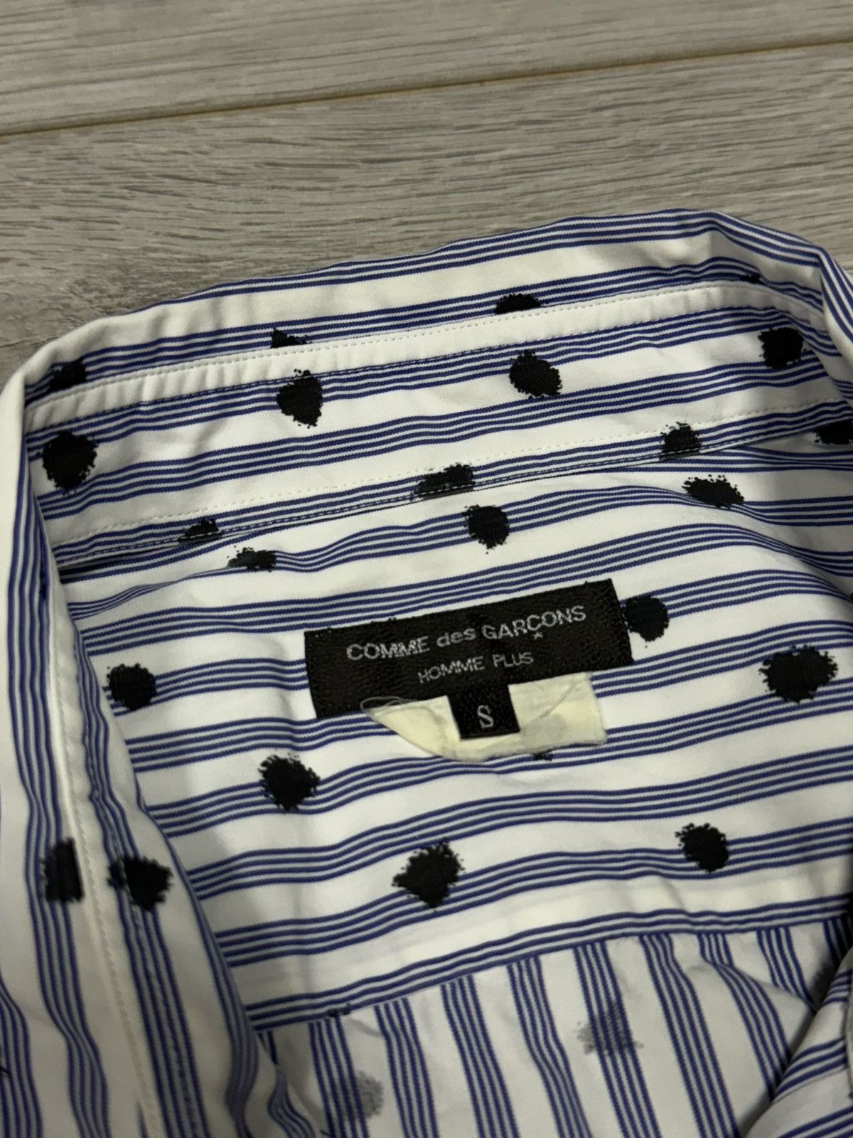 Comme des Garcons Homme Plus CDG Homme Plus polka dot vintage striped shirt comme des Size US S / EU 44-46 / 1 - 2 Thumbnail
