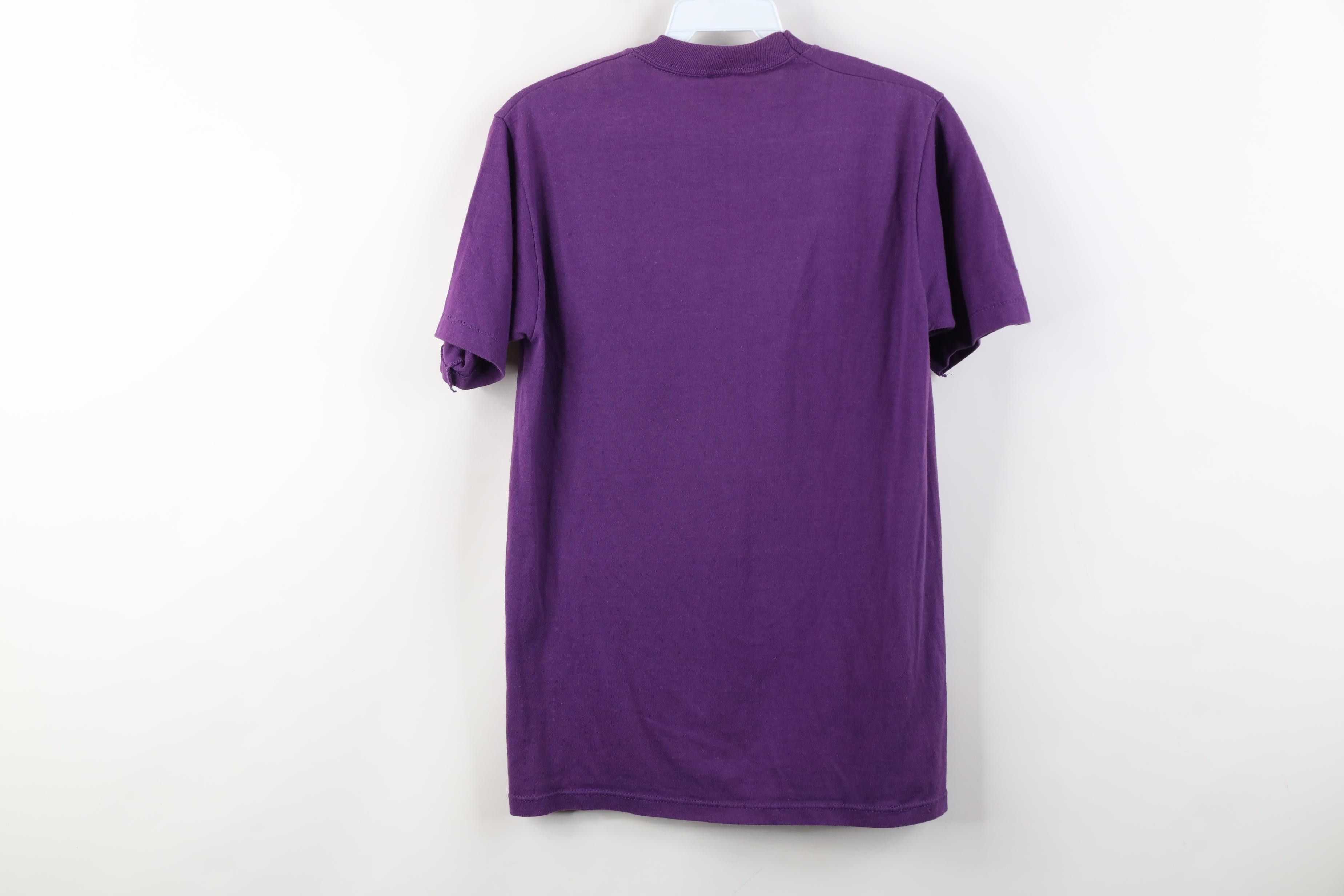 Vintage Vintage 70s 80s Streetwear Sun Faded T-Shirt Purple USA Size US M / EU 48-50 / 2 - 9 Thumbnail