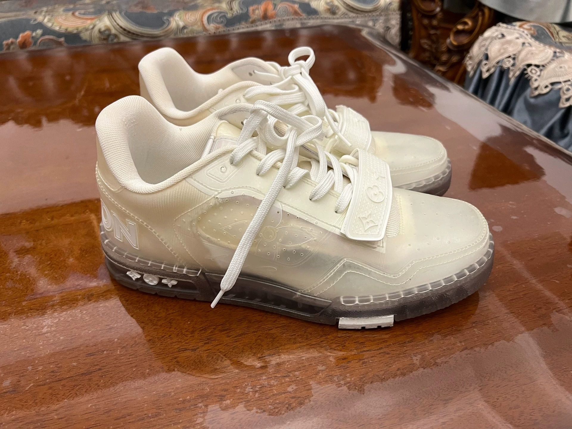 Louis Vuitton LV Trainer Transparent Latest Like New Size 6 Size US 7 / EU 40 - 1 Thumbnail