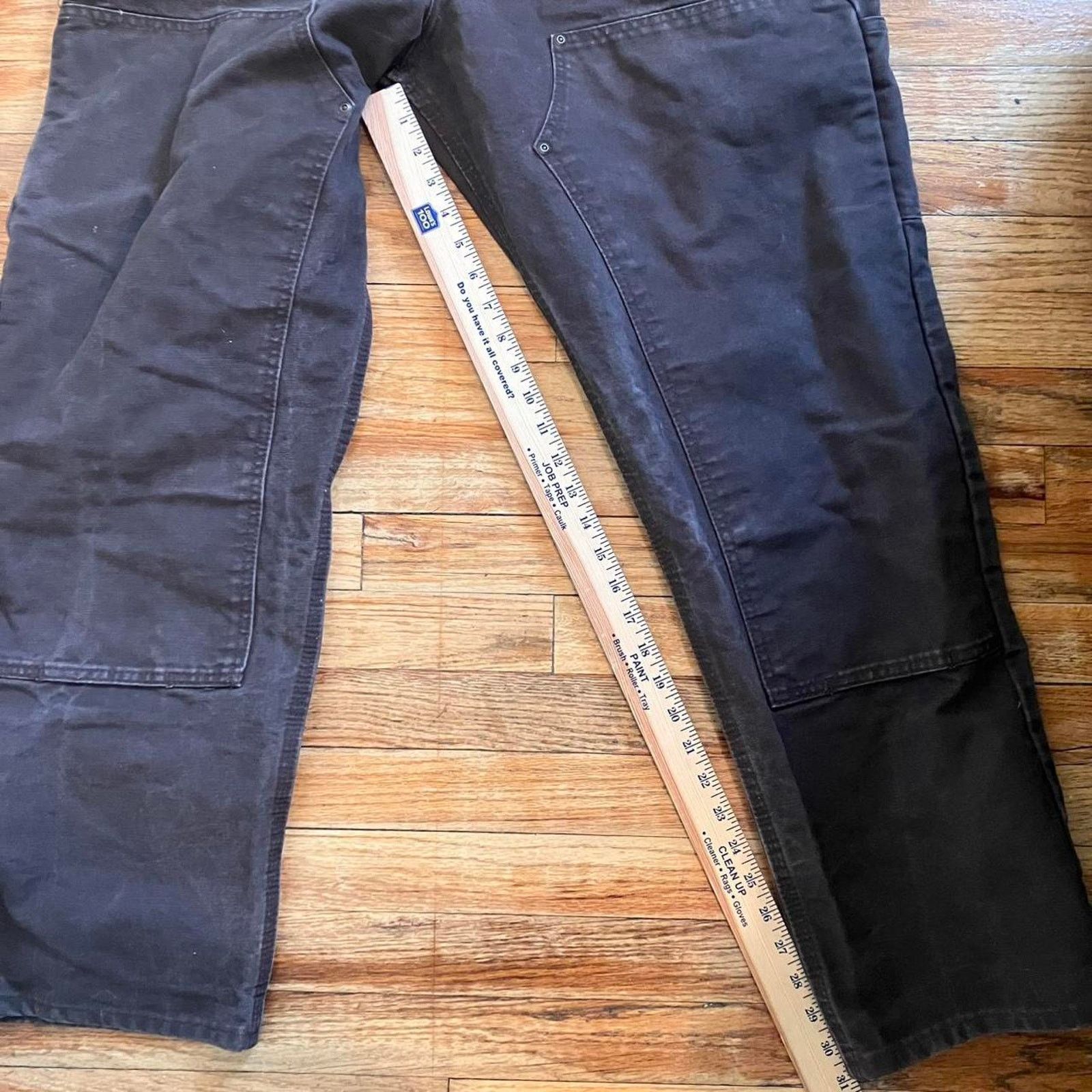 Vintage VF Imagewear Chocolate Brown Double Knee Workwear Pants Size US 38 / EU 54 - 7 Thumbnail