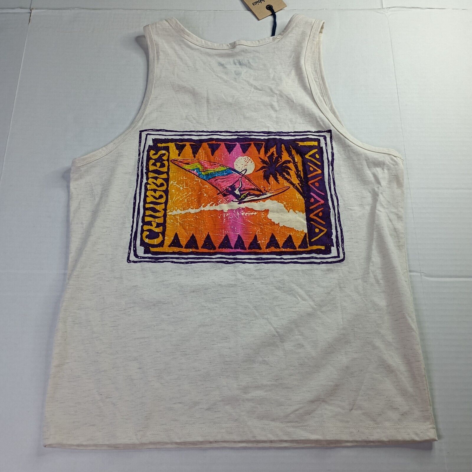 Chubbies Chubbies Men's The Wind Slammer Tank Top Sunset Waves Size S Size US S / EU 44-46 / 1 - 6 Thumbnail