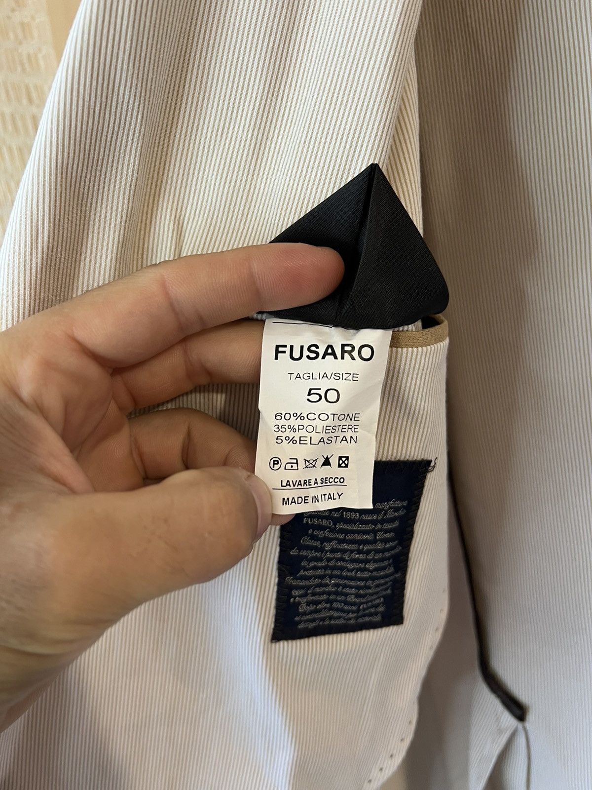 Other Luigi Fusaro Napoli Blazer size 50 Size 50R - 6 Thumbnail