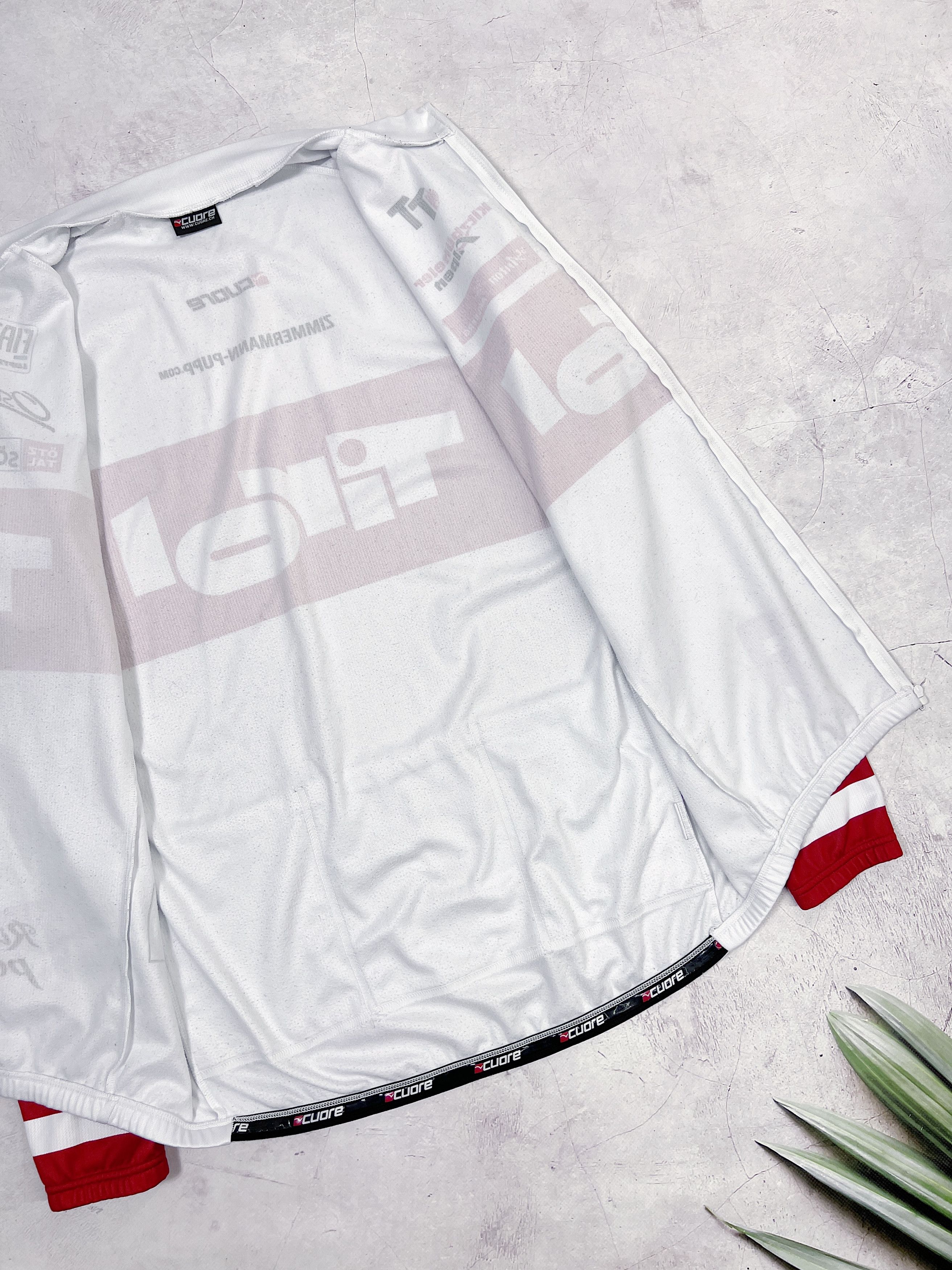 Vintage Cuore Tirol Warm Cycling Jersey FIAT KTM Size US M / EU 48-50 / 2 - 8 Thumbnail