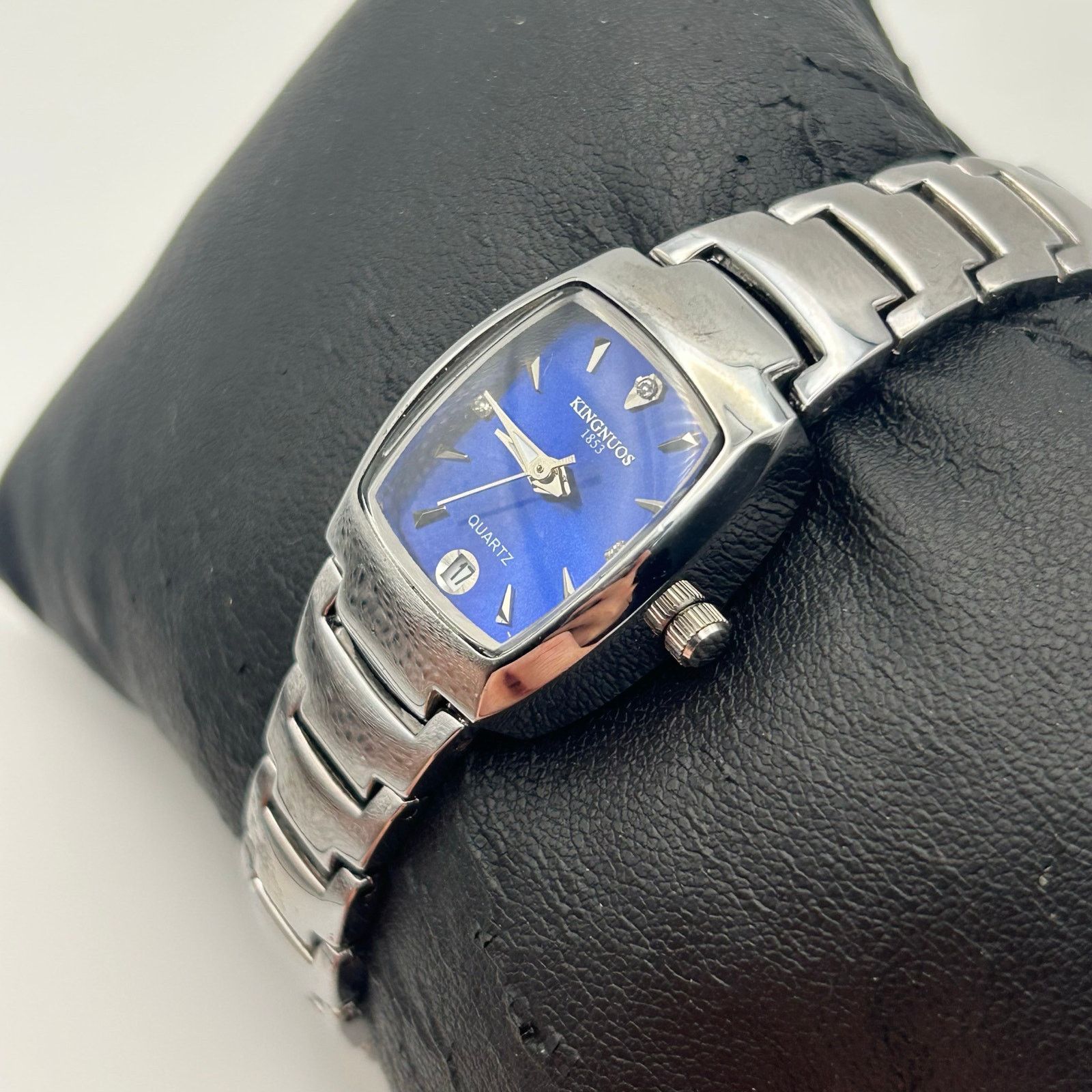 Other Kingnuos 1853 Diamond Accent Silver Blue Dial Watch Size ONE SIZE - 2 Thumbnail