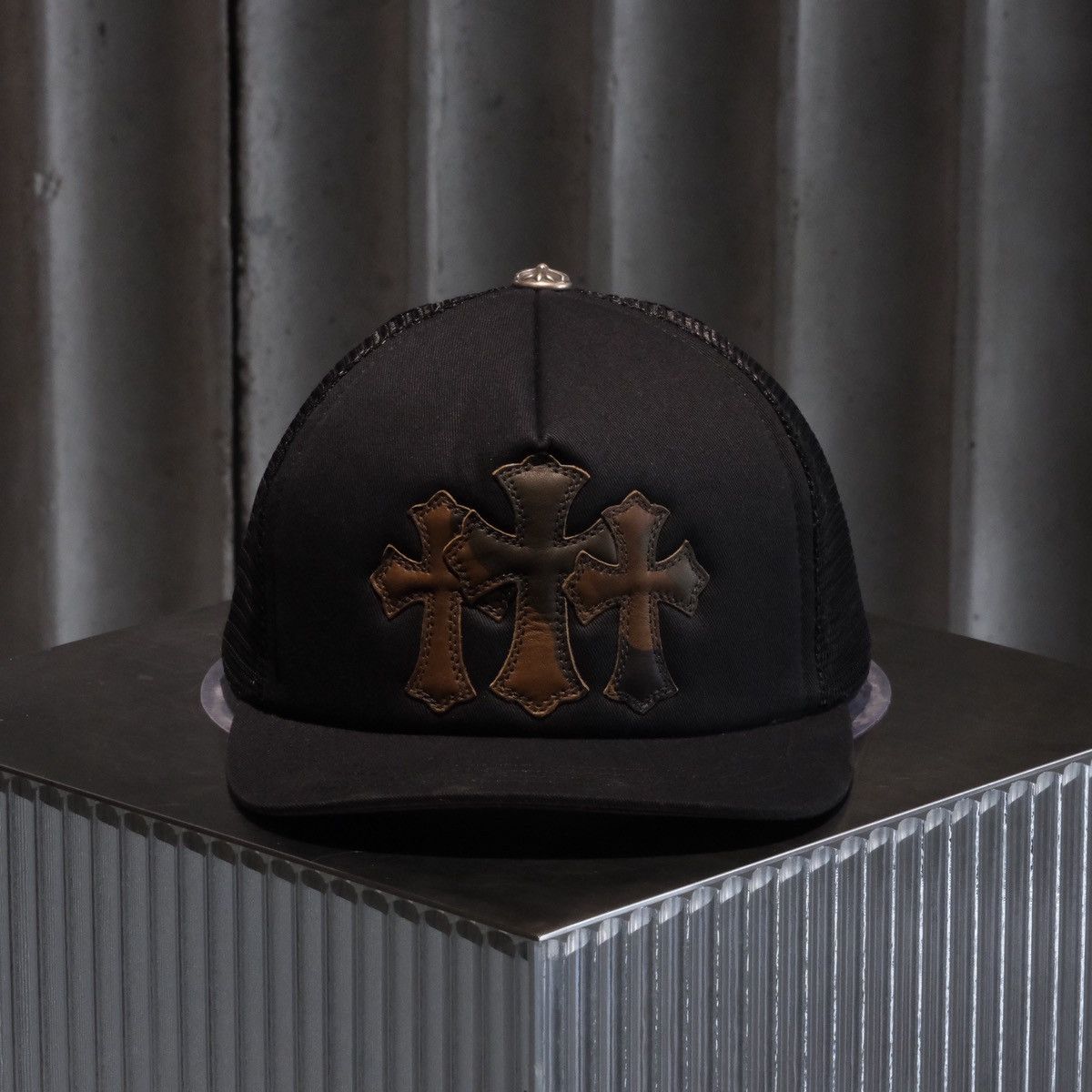 Chrome Hearts CHROME HEARTS TRUCKER CAP - CEMETERY PATCHWORK Size ONE SIZE - 1 Thumbnail