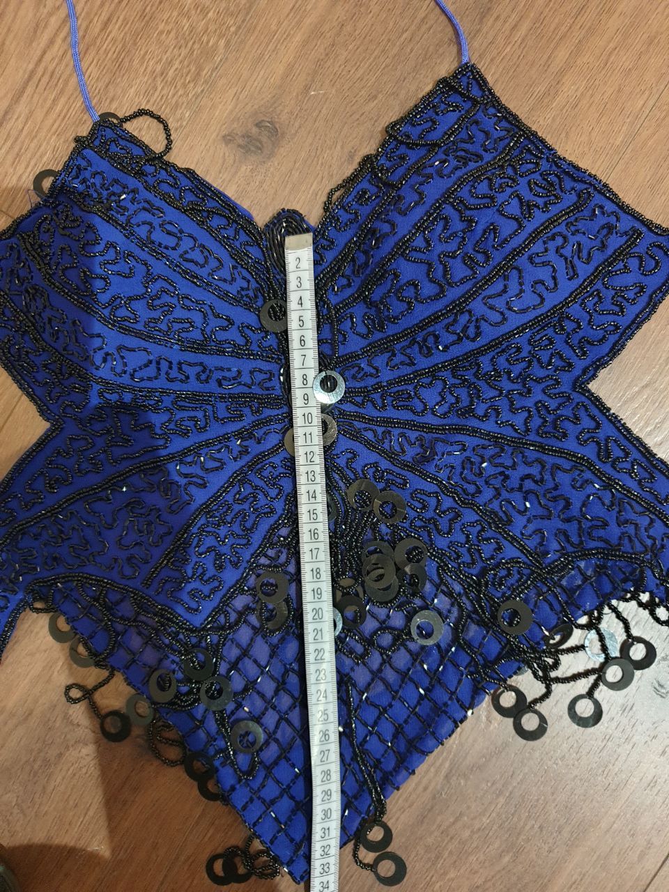 Other Butterfly halter top blue color new condition Size S / US 4 / IT 40 - 4 Thumbnail