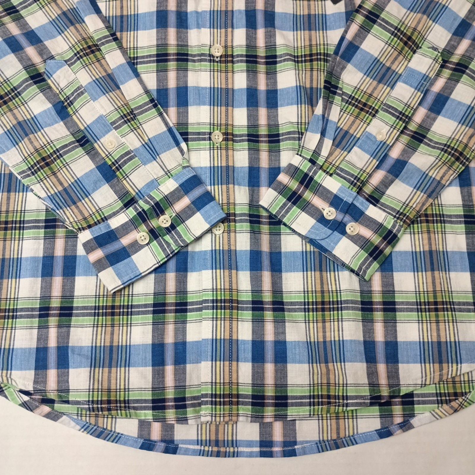 U.S. Polo Assn. U.S. Polo Assn. Button Woven Shirt Men's XL Multicolor Plaid Size US XL / EU 56 / 4 - 2 Thumbnail