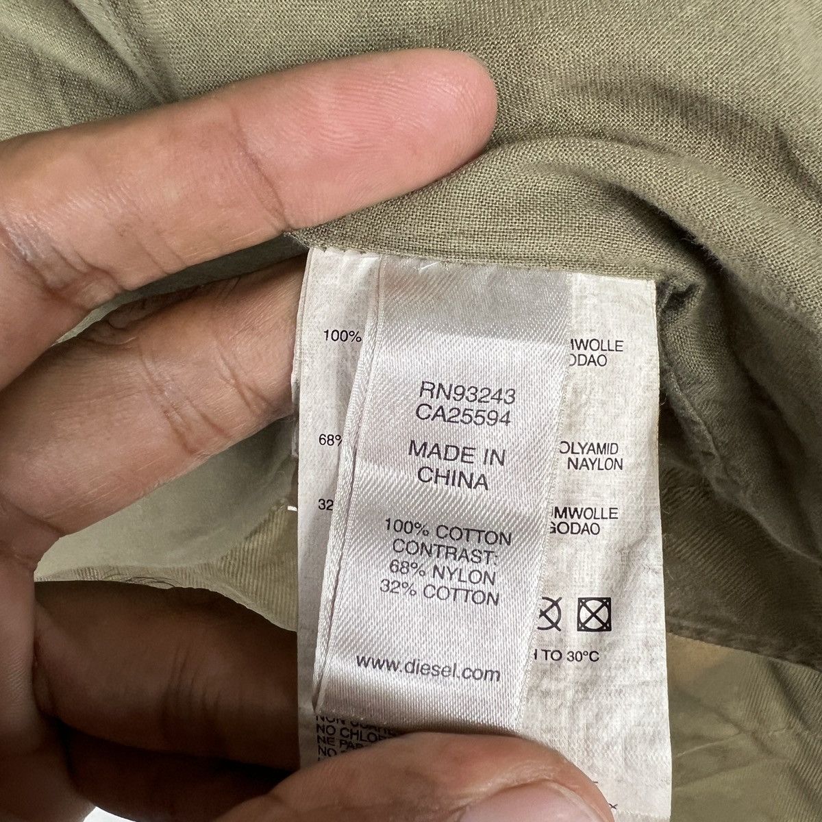 Diesel 🔥 Spring Summer Wind Diesel Parachute Jacket Size XS / US 0-2 / IT 36-38 - 15 Thumbnail