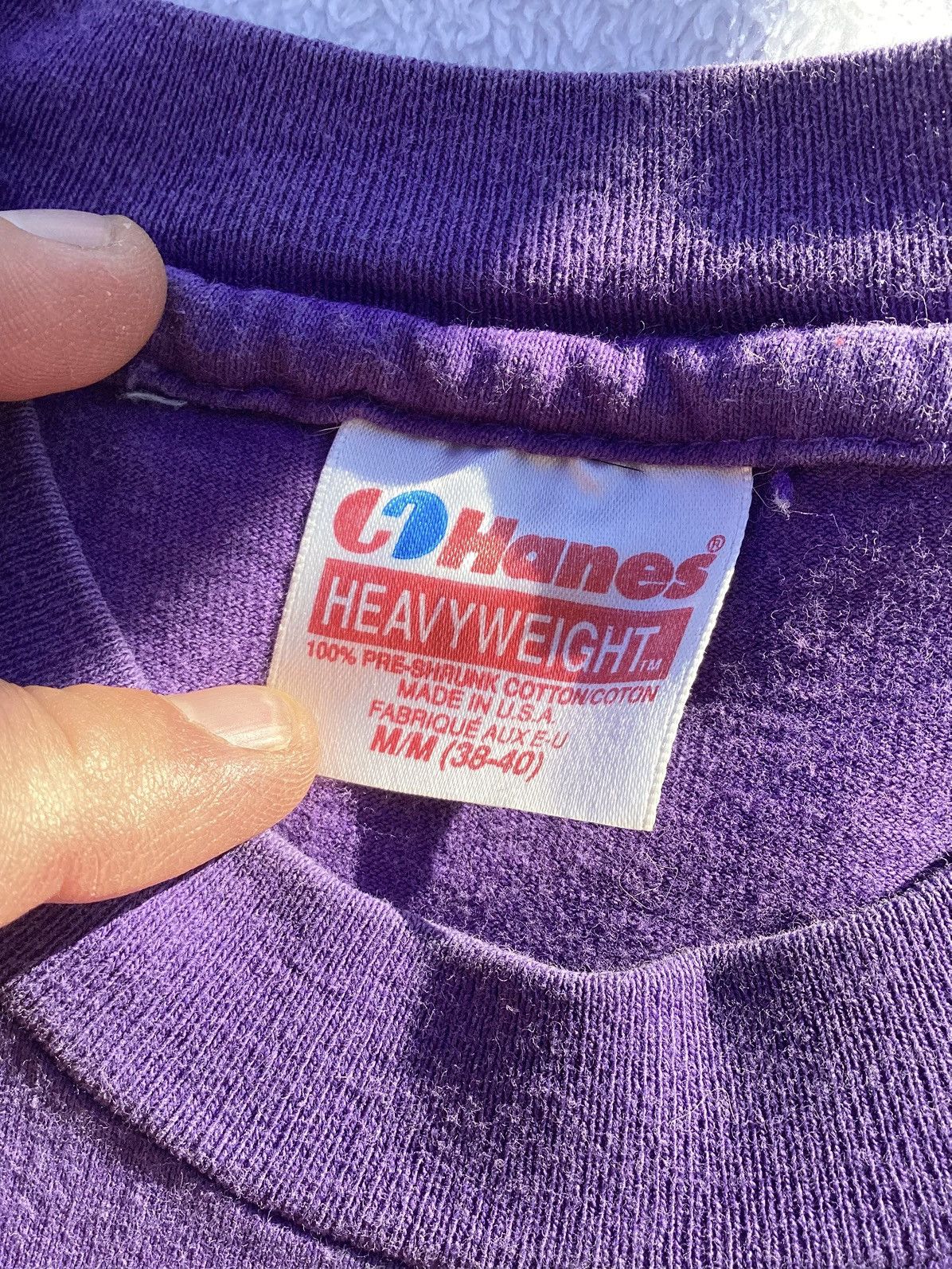Hanes Vintage 90s Los Angeles Lakers NBA single stitch adult M tee Size US M / EU 48-50 / 2 - 3 Thumbnail