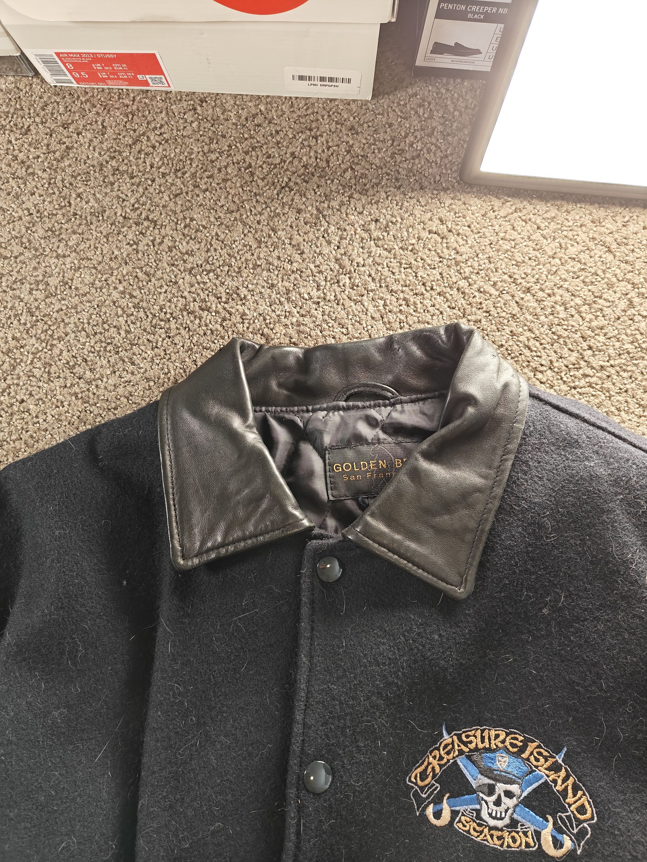 Golden Bear vintage golden bear leather varsity bomber jacket - mens M Size US M / EU 48-50 / 2 - 5 Thumbnail