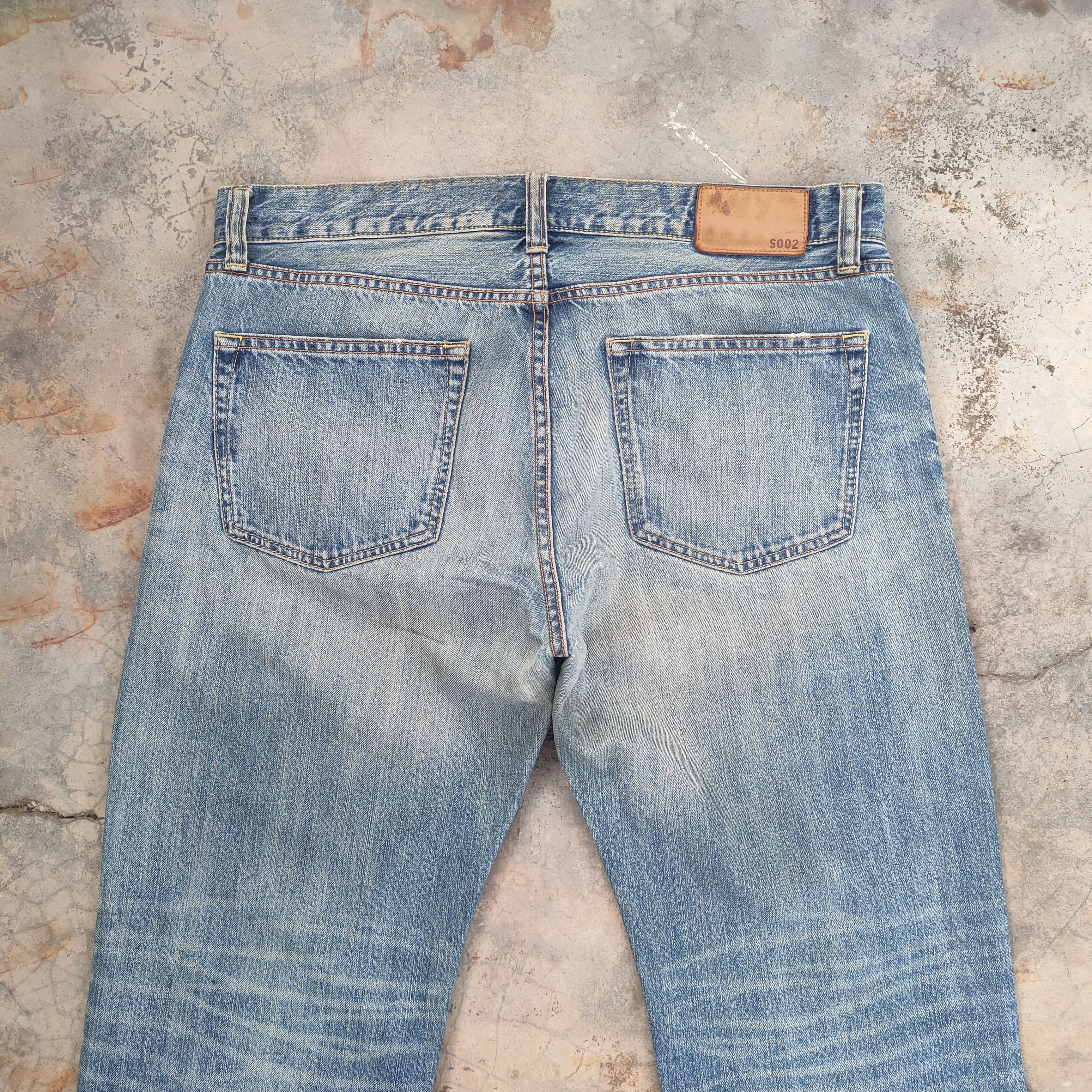 Japanese Brand # VINTAGE JAPANESE REGULAR SLIM FADED DENIM JEAN PANTS Size US 37 - 10 Thumbnail
