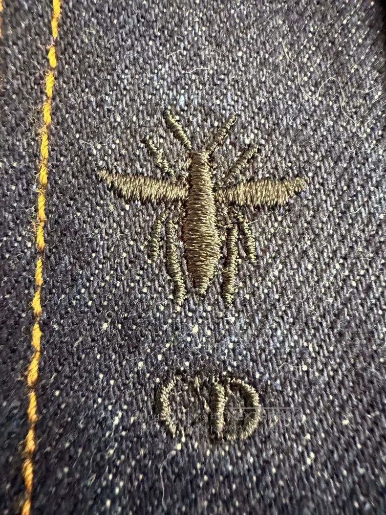 Dior Dior Bee cd denim jacket Size XS / US 0-2 / IT 36-38 - 4 Thumbnail