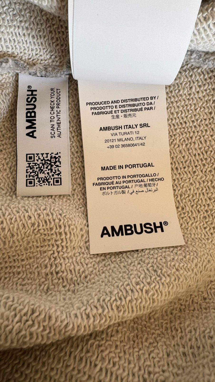 Ambush Design Ambush sweatshirt new with tags L XL grey Size US L / EU 52-54 / 3 - 14 Thumbnail