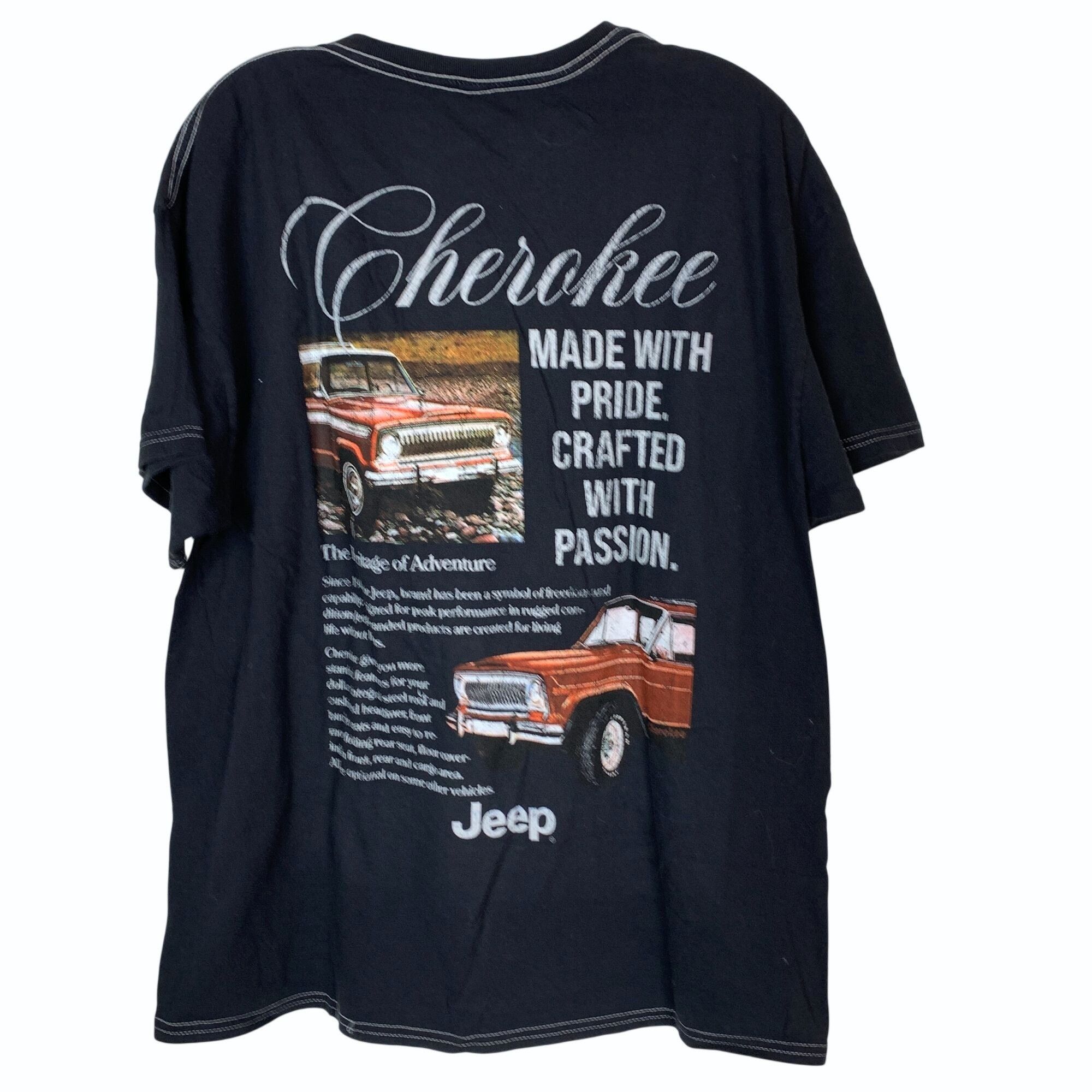 Urban Outfitters Chevrolet Jeep Vintage Ad Graphic Mens Large Cotton T Shirt Size US L / EU 52-54 / 3 - 4 Thumbnail