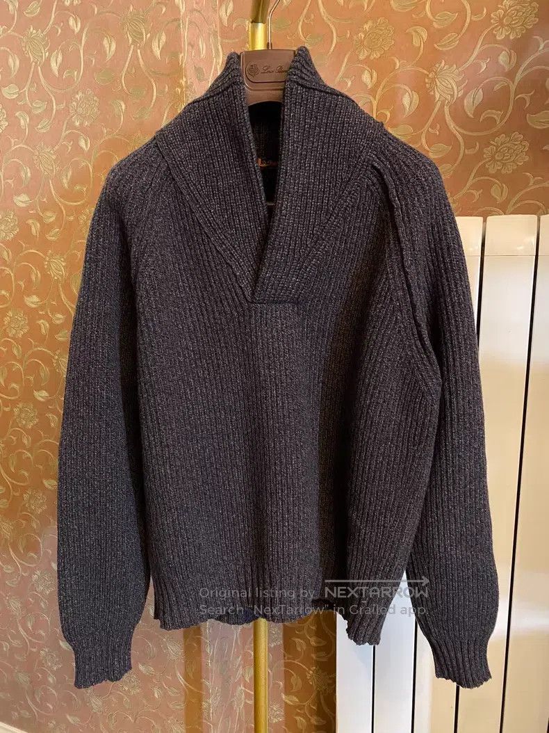 Loro Piana Loro Piana Heavyweight 100% Pure Cashmere Knit Sweater, Kn Size US M / EU 48-50 / 2 - 1 Thumbnail