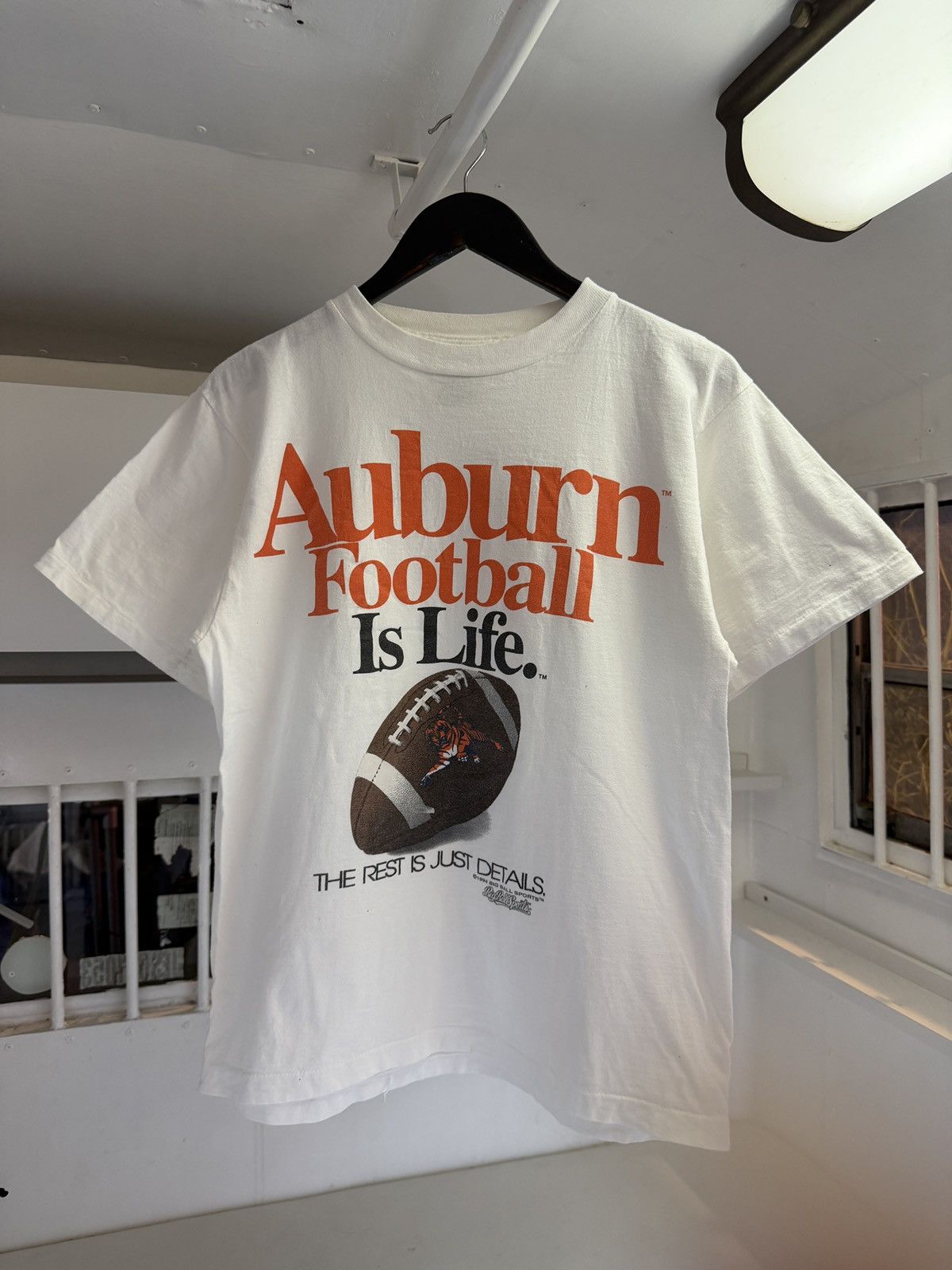 Vintage Vintage Auburn Football is Life 90's T-shirt Size US M / EU 48-50 / 2 - 1 Thumbnail