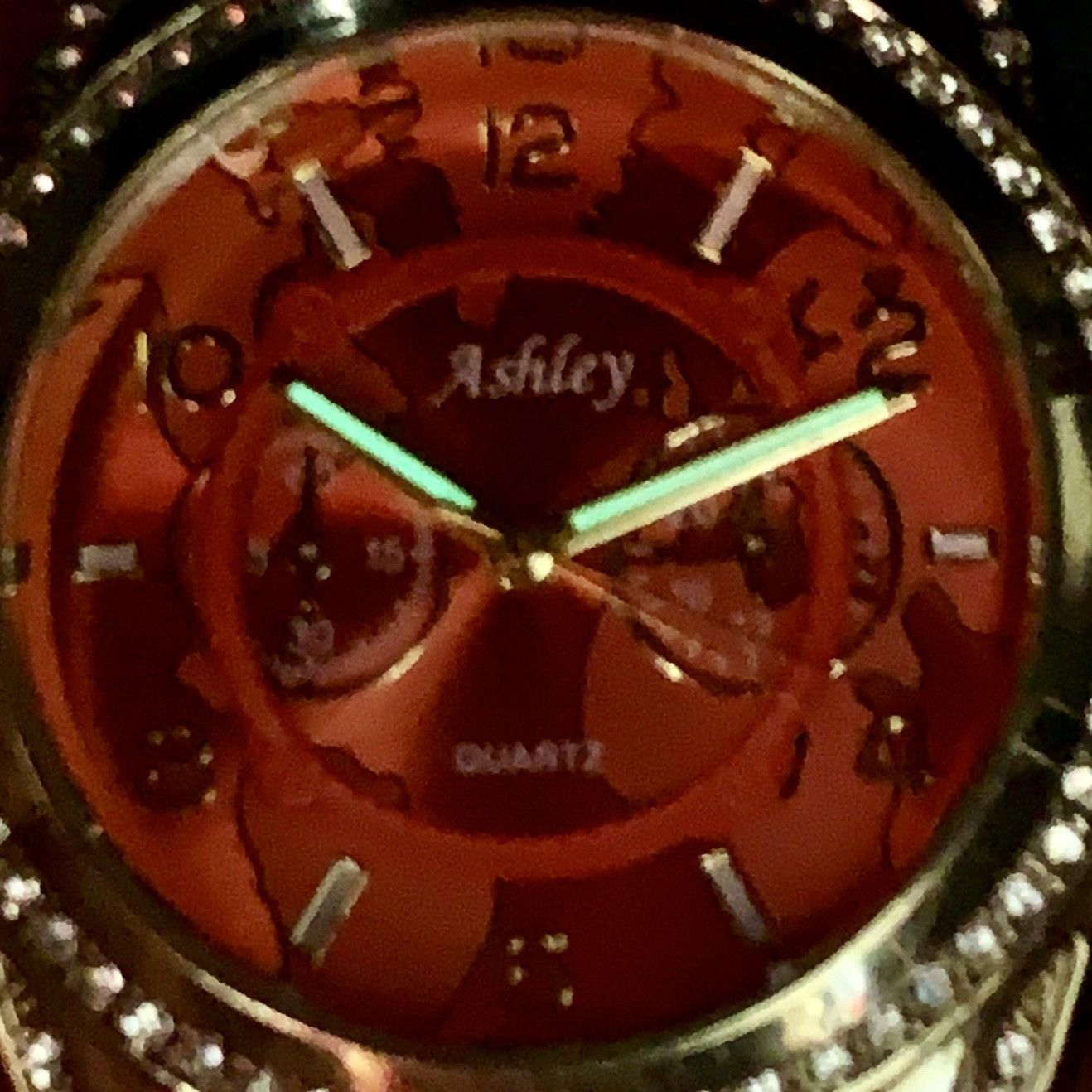 Other ASHLEY 7694 Women’s Wristwatch Crystals Map Works New Batt Size ONE SIZE - 20 Thumbnail