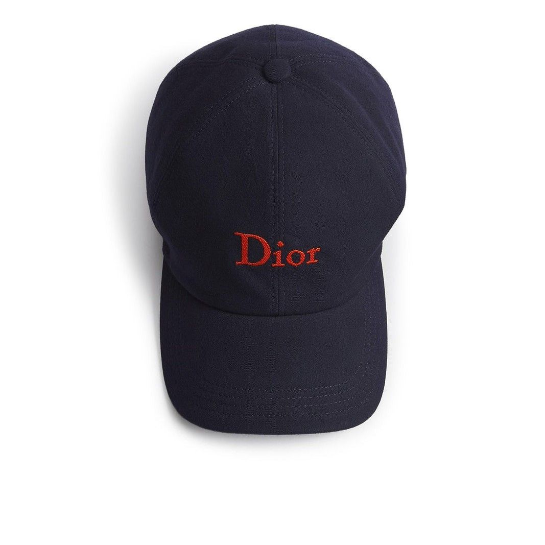 Dior DIOR $590 Blue Cotton Baseball Cap New & Authentic (Men's si Size ONE SIZE - 2 Thumbnail