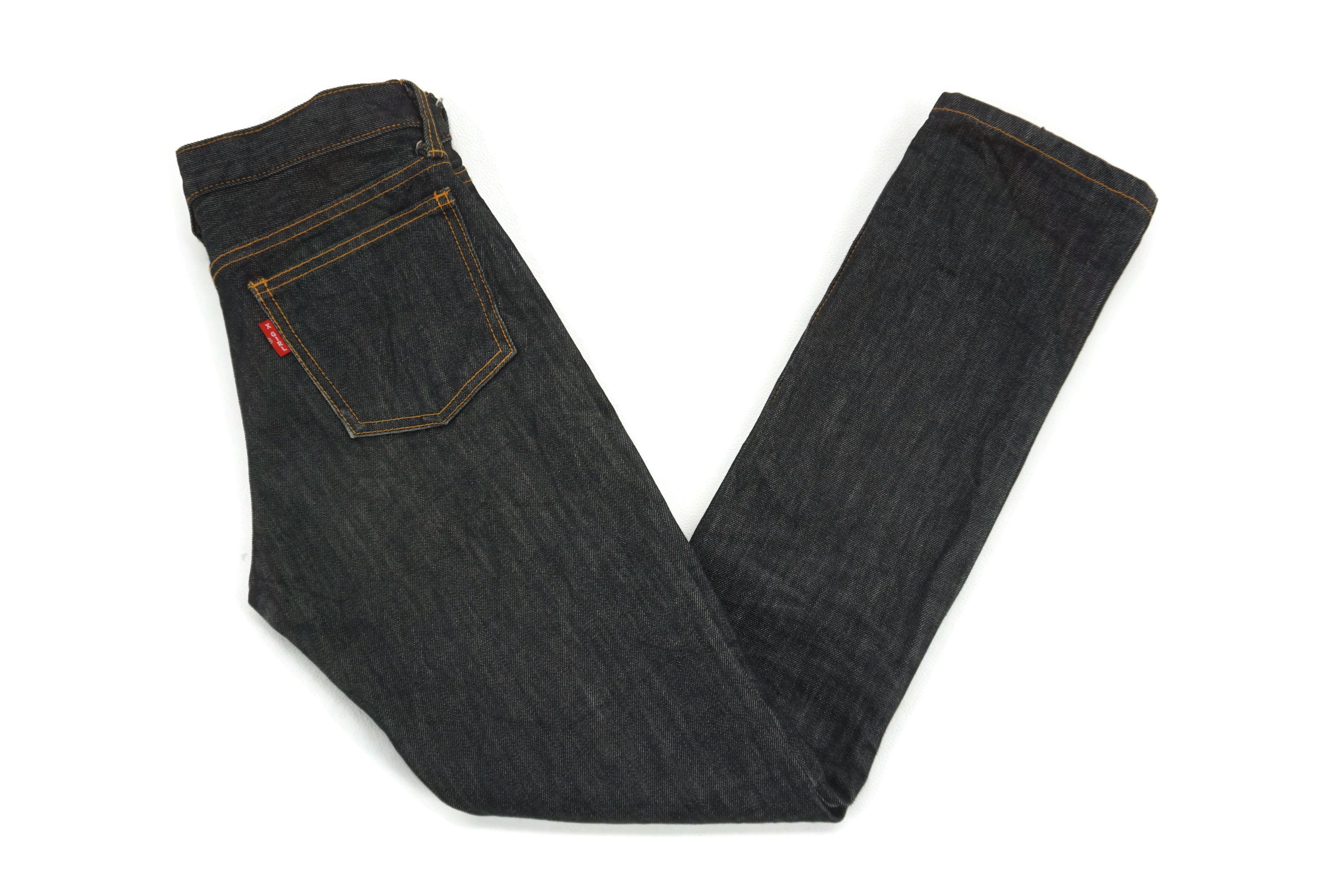 Japanese Brand X-Girl Jeans fits W27xL29 Low Rise Slim Skinny Denim Japan Size 25" / US 0 / IT 36 - 4 Thumbnail
