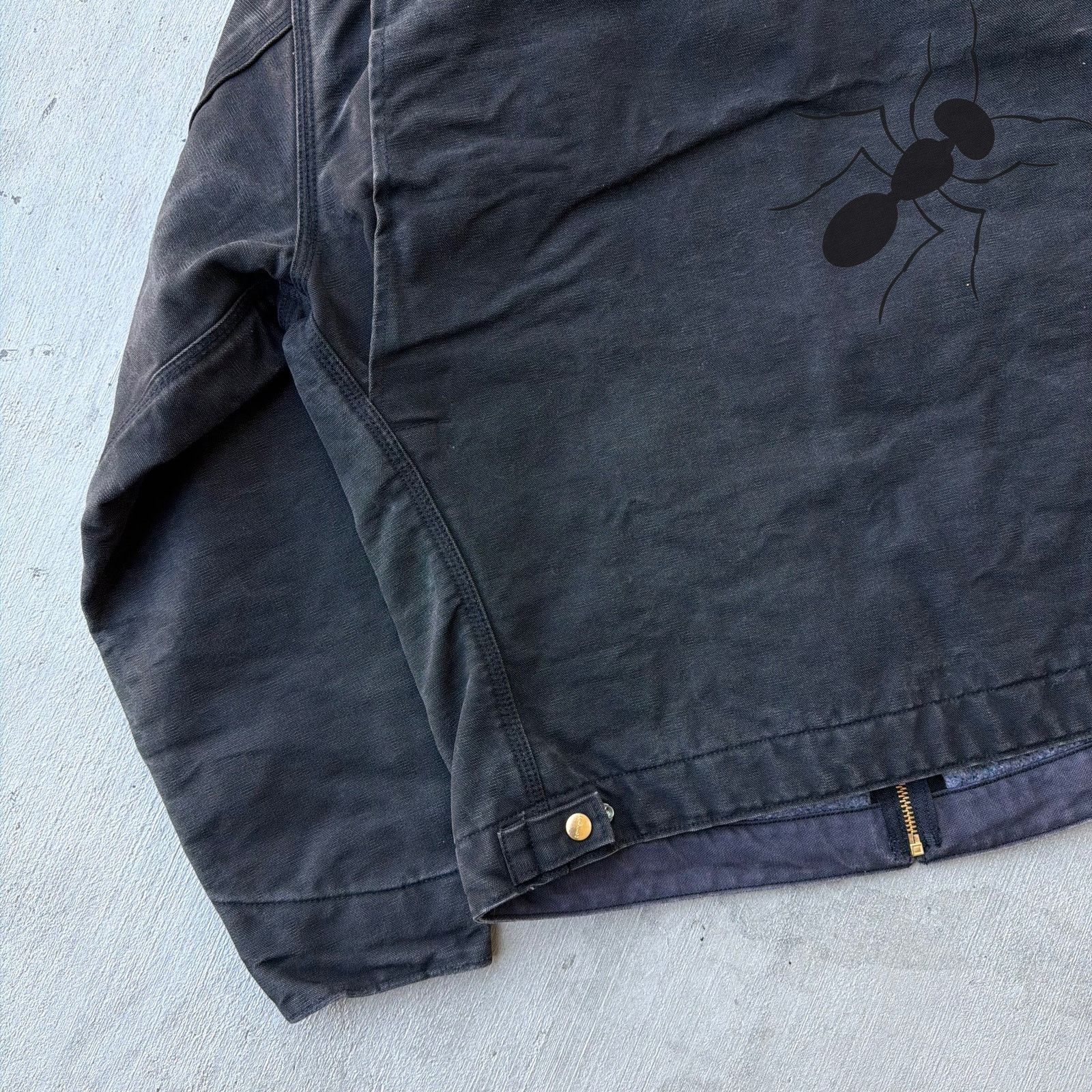 Carhartt × Vintage Vintage Carhartt J01 black Detroit work wear jacket Size US L / EU 52-54 / 3 - 7 Thumbnail