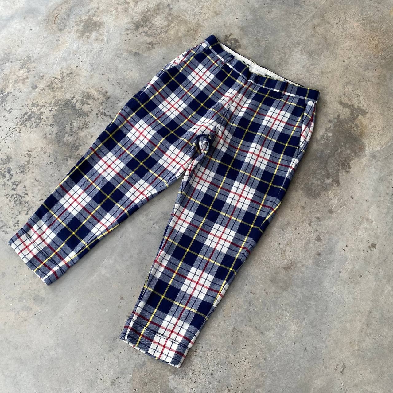 Issey Miyake Ne-net by Issey Miyake Plaid Cropped Pants Dance Punk Size US 30 / EU 46 - 3 Thumbnail