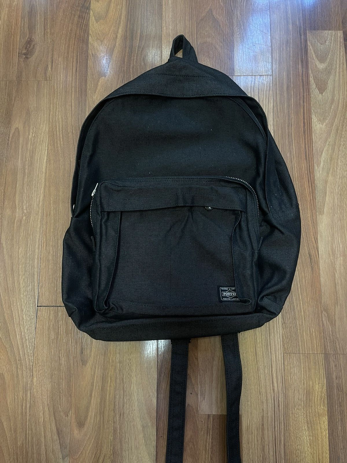 image of Porter Grey Denim Backpack, Men's