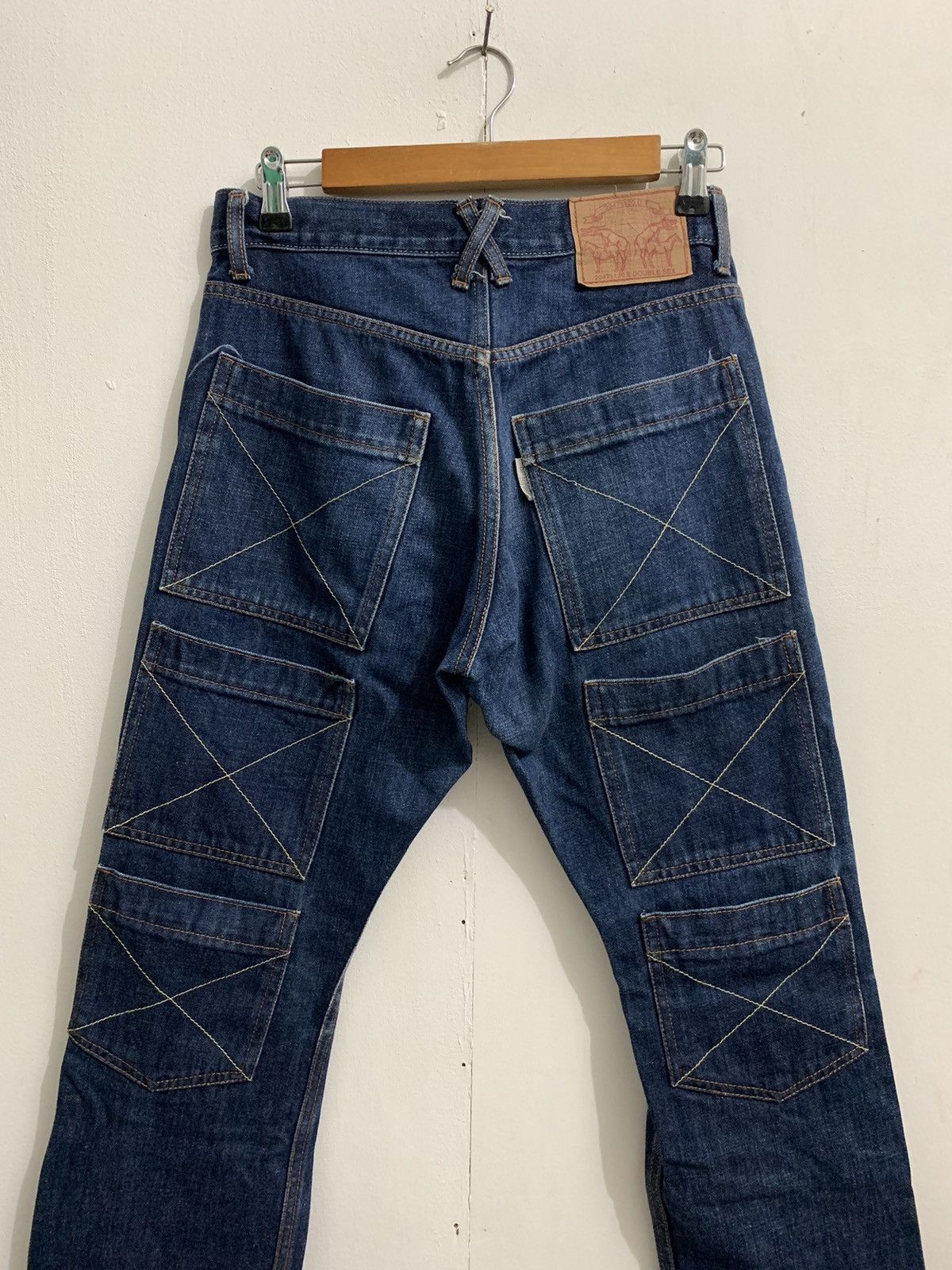 image of Aw97 20471120 Hyoma “Double Sex” 6 Pocket Jeans in Blue, Men's (Size 29)