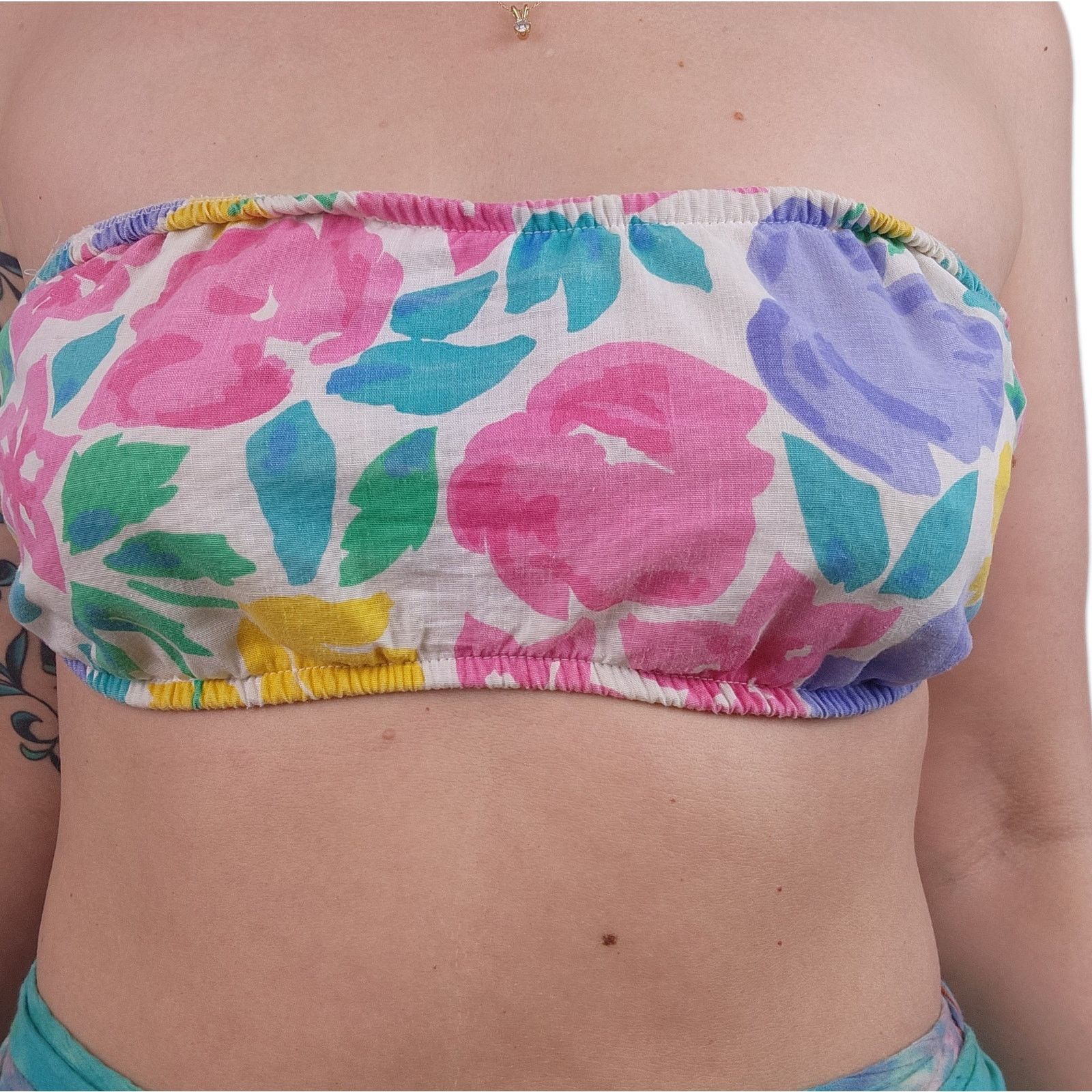 Other 70s Vintage Gabar Bikini Bathing Suit Top 14 Size M / US 6-8 / IT 42-44 - 1 Thumbnail