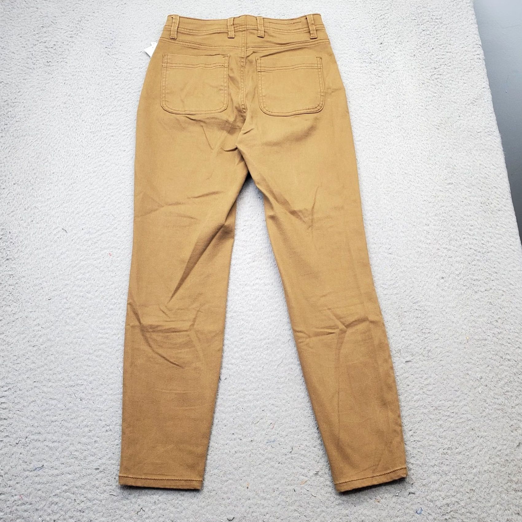 Vintage Vanilla Star Cargo Pants Womens 27/5 Tan Cotton Blend Classic Tapered Leg Size 27" / US 4 / IT 40 - 2 Thumbnail