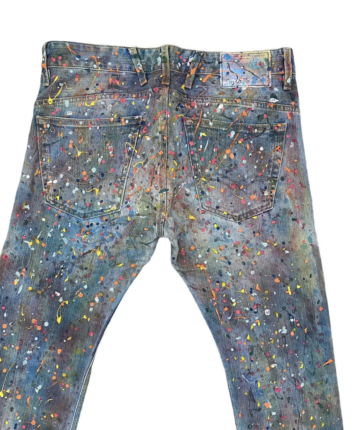 Replay REPLAY PAINTED DENIM DESIGN SKINNY TYPE JETO STYLE Size US 31 - 6 Thumbnail